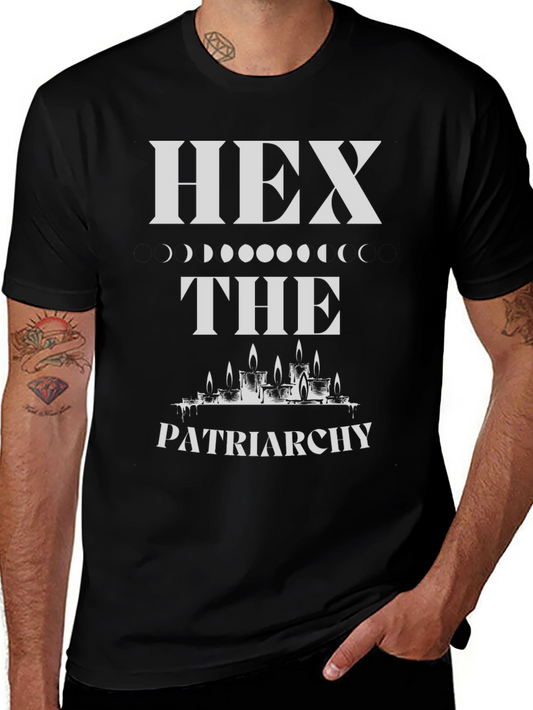 Hex The Patriarchy T-Shirt - Witchy Statement Tee