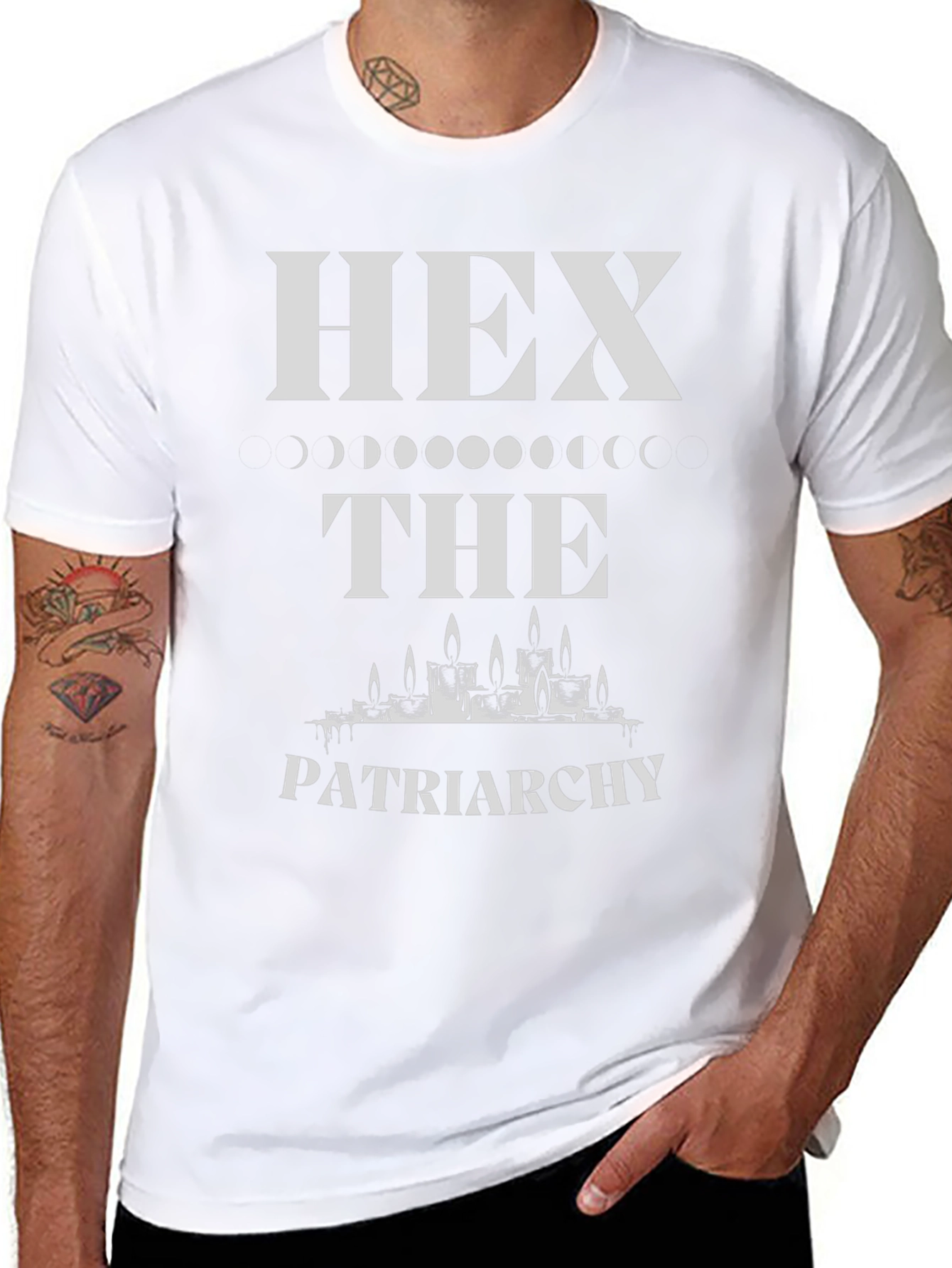 Hex The Patriarchy T-Shirt - Witchy Statement Tee