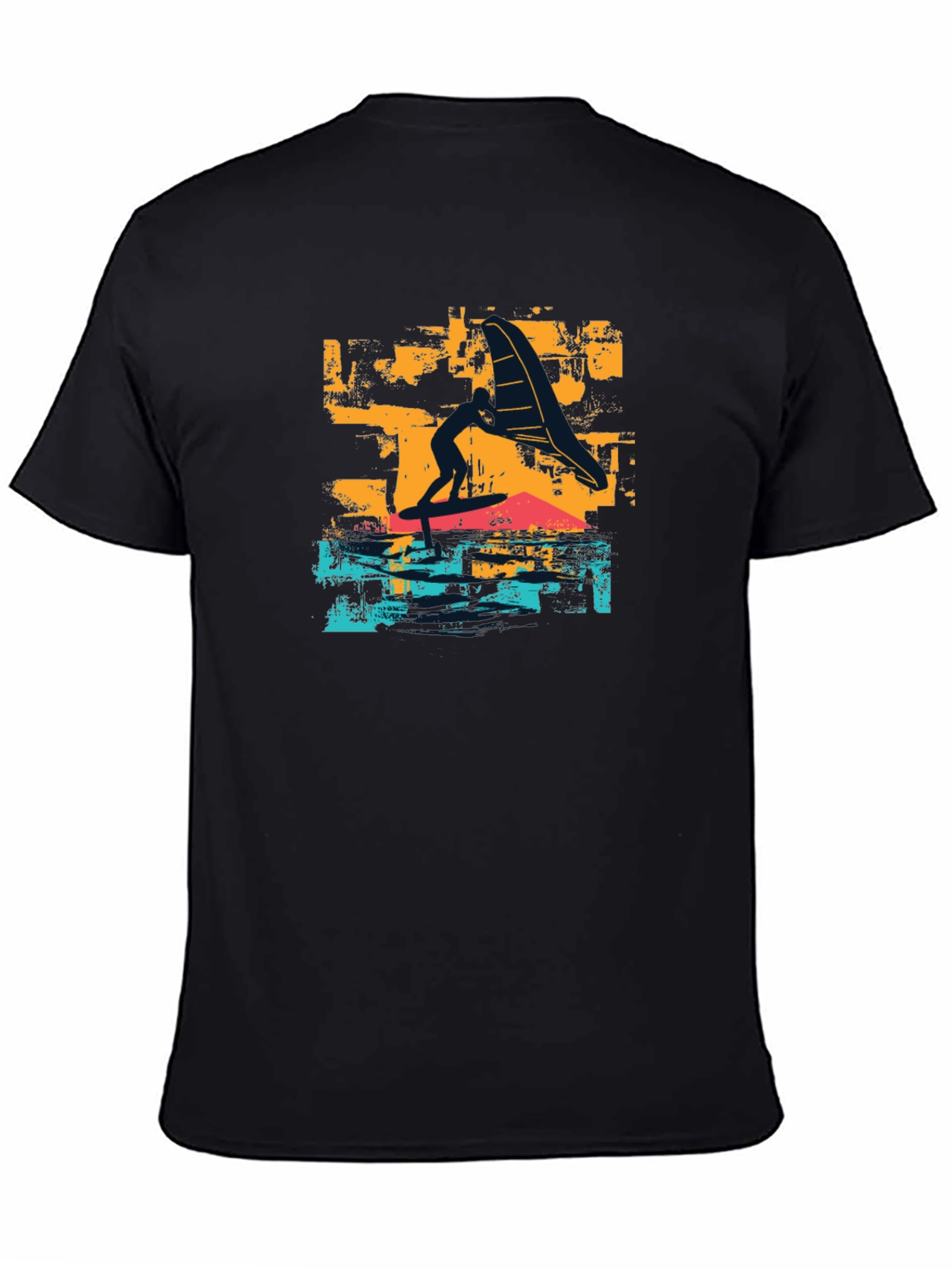 Surfer Graphic T-Shirt - Black