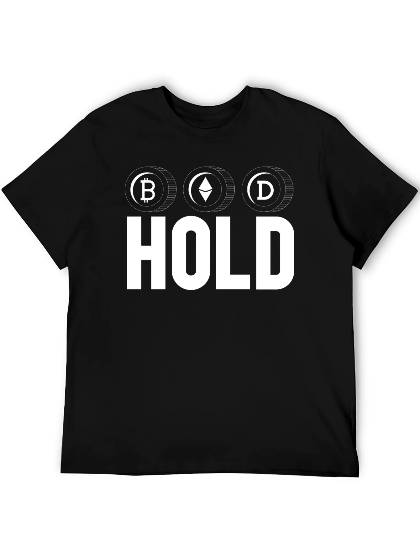 Crypto HODL T-Shirt - Bitcoin Ethereum Doge