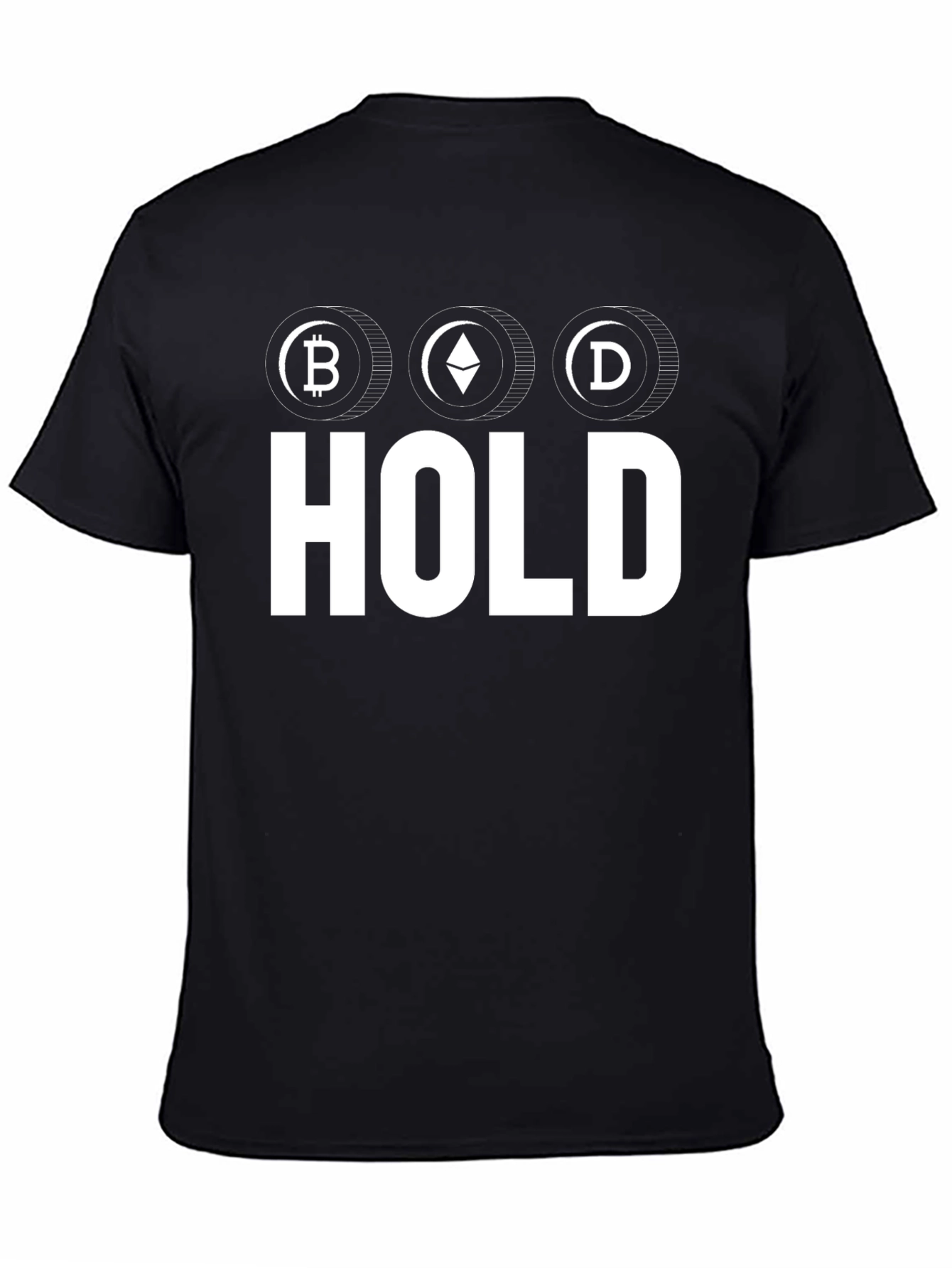 Crypto HODL T-Shirt - Bitcoin Ethereum Doge