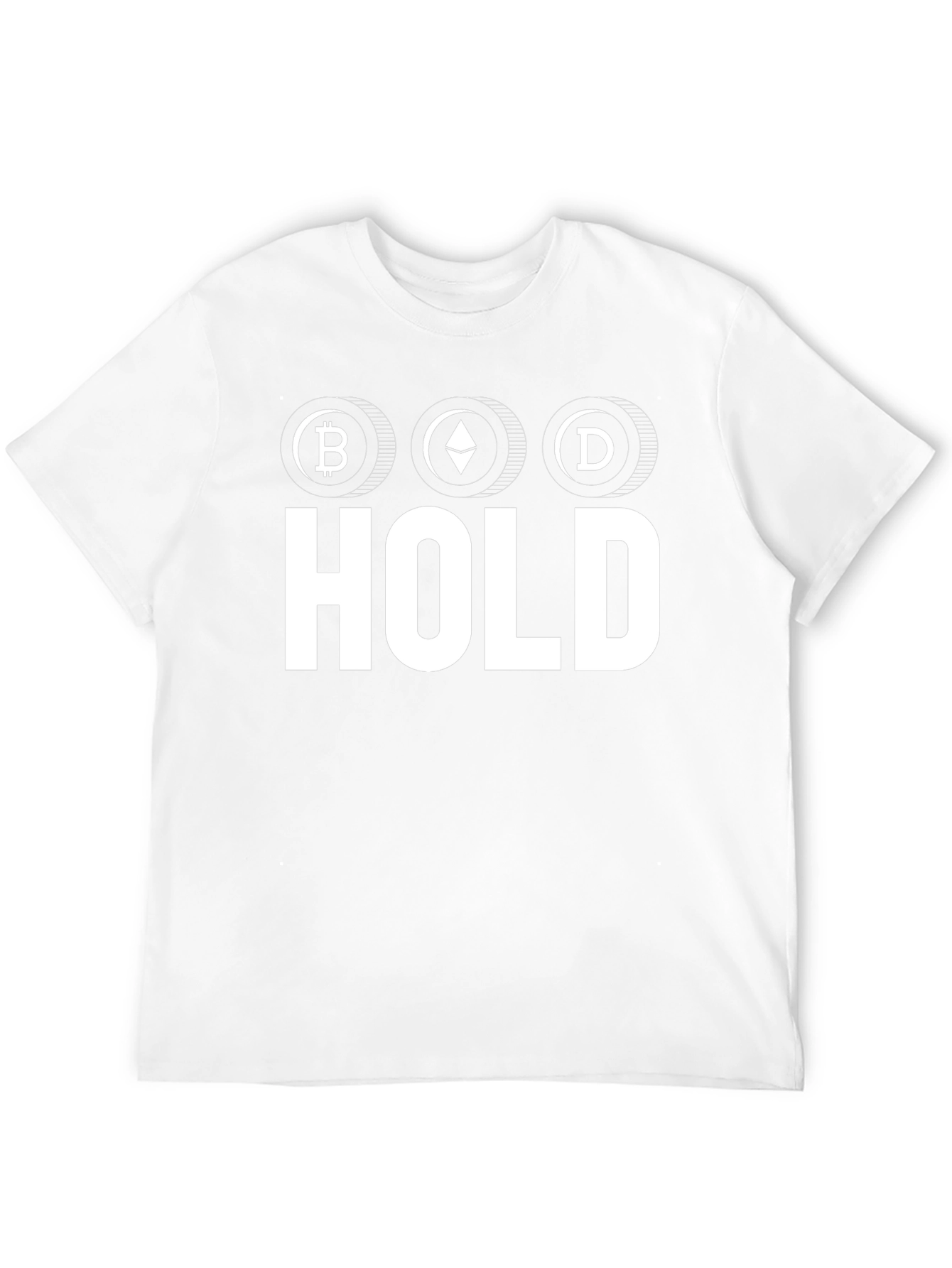 Crypto HODL T-Shirt - Bitcoin Ethereum Doge