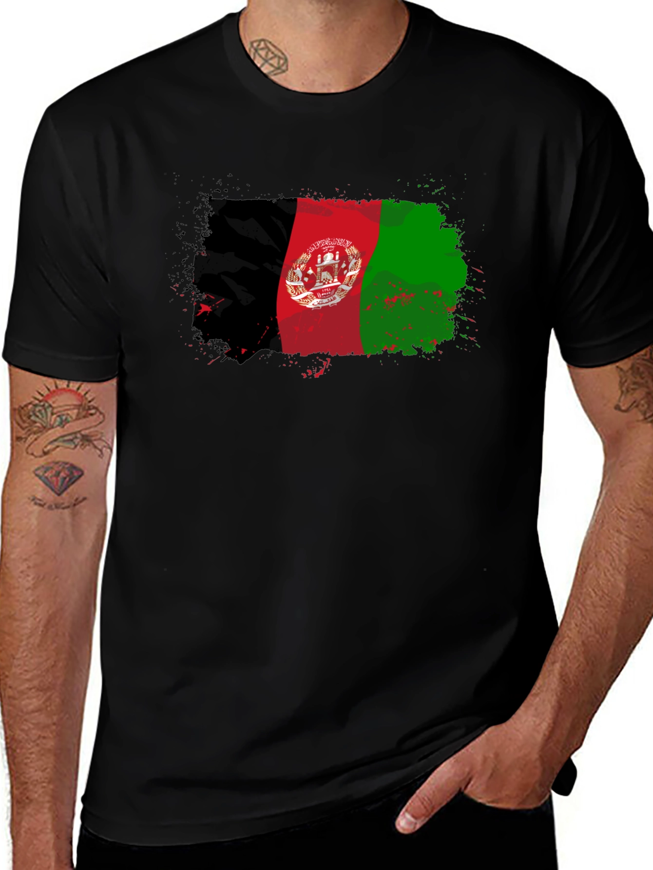 Afghanistan Flag T-Shirt