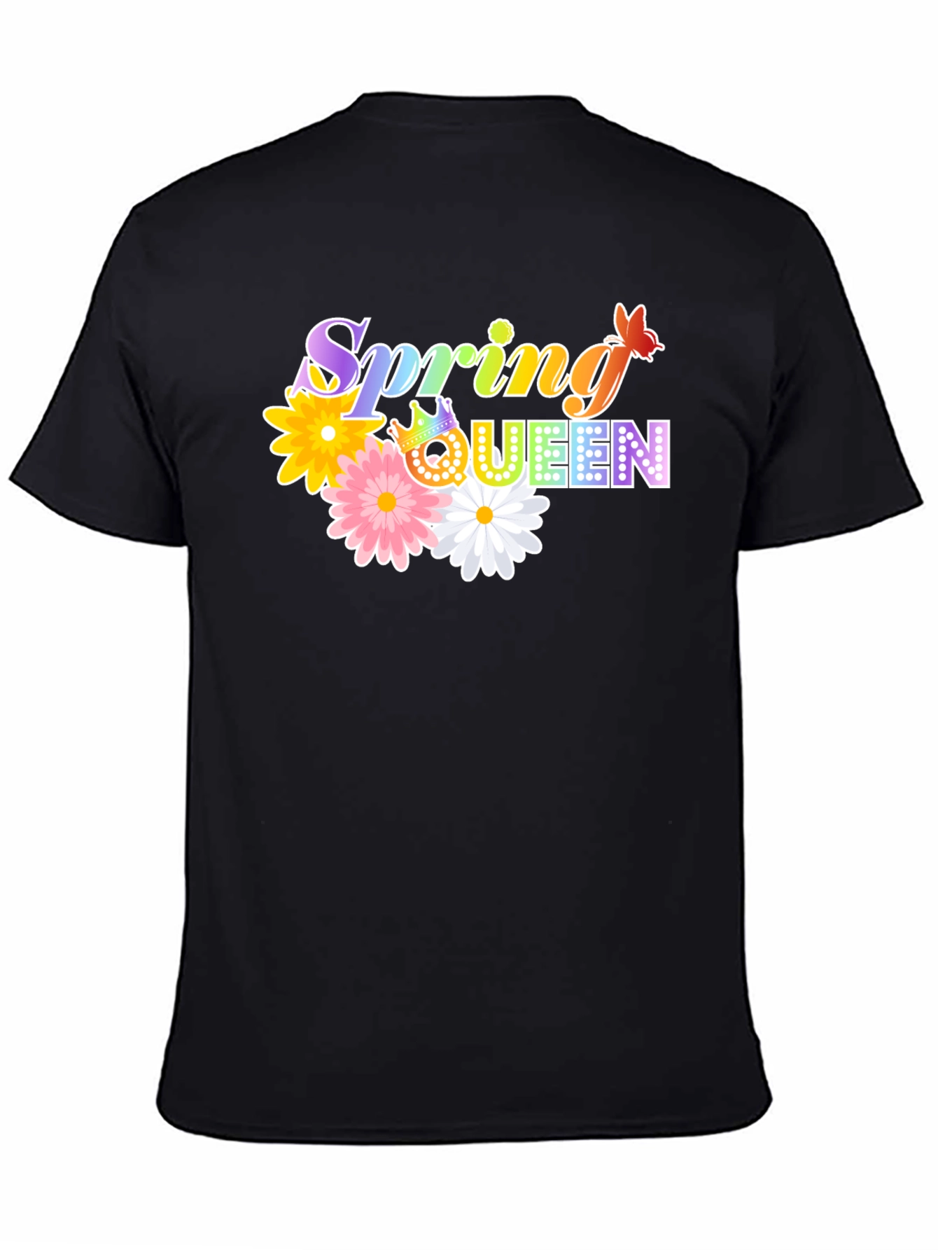 Spring Queen Graphic Tee - Floral & Fun