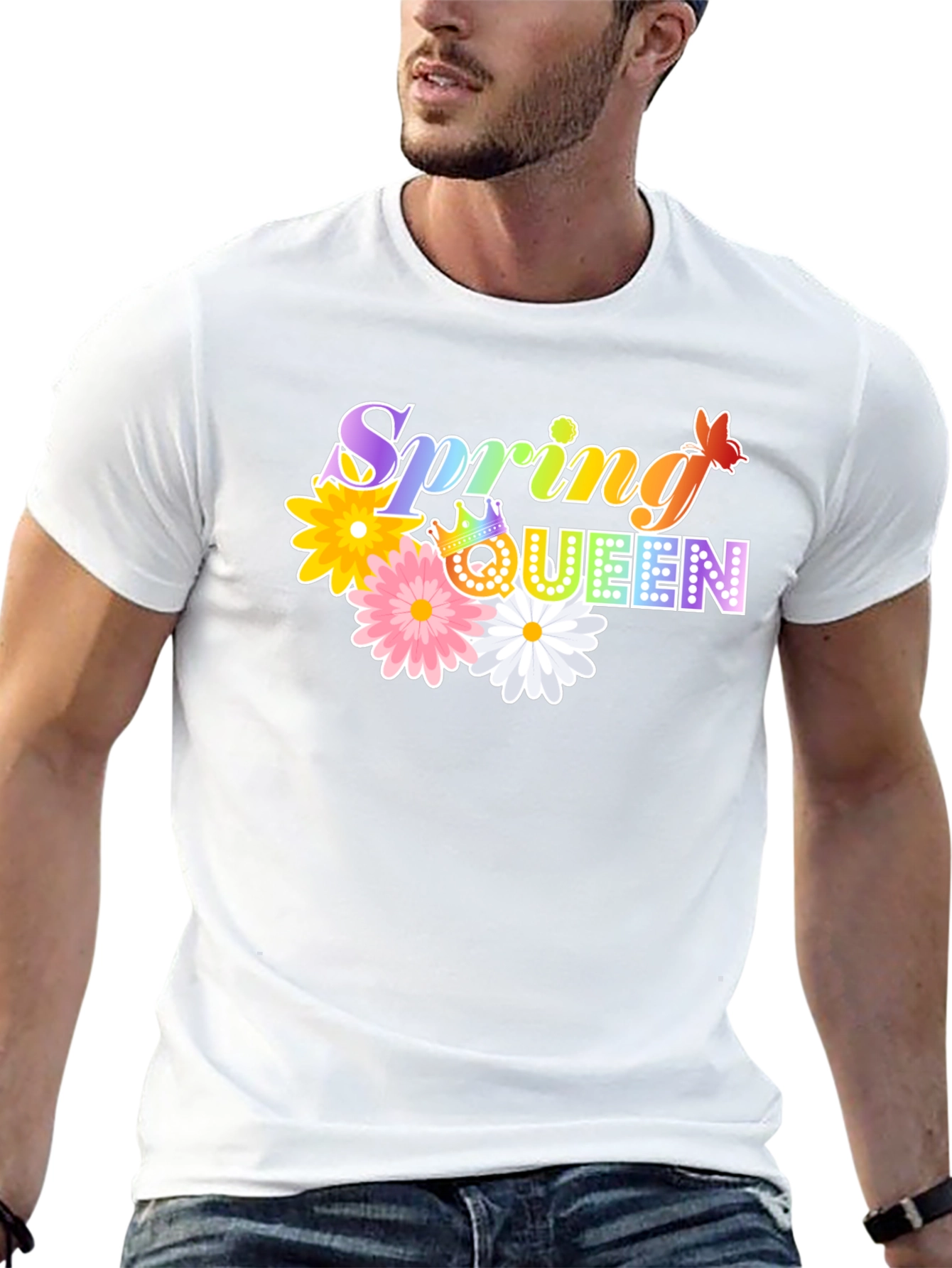 Spring Queen Graphic Tee - Floral & Fun