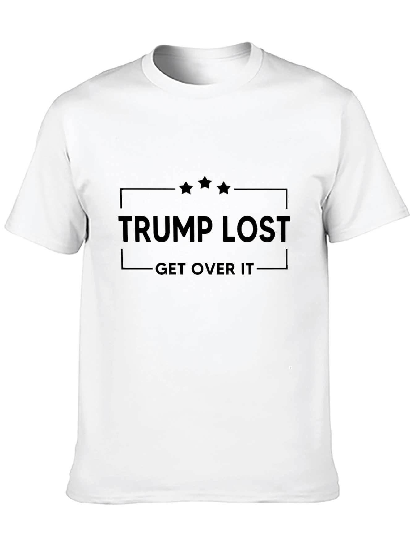 Trump Lost Get Over It Black T-Shirt