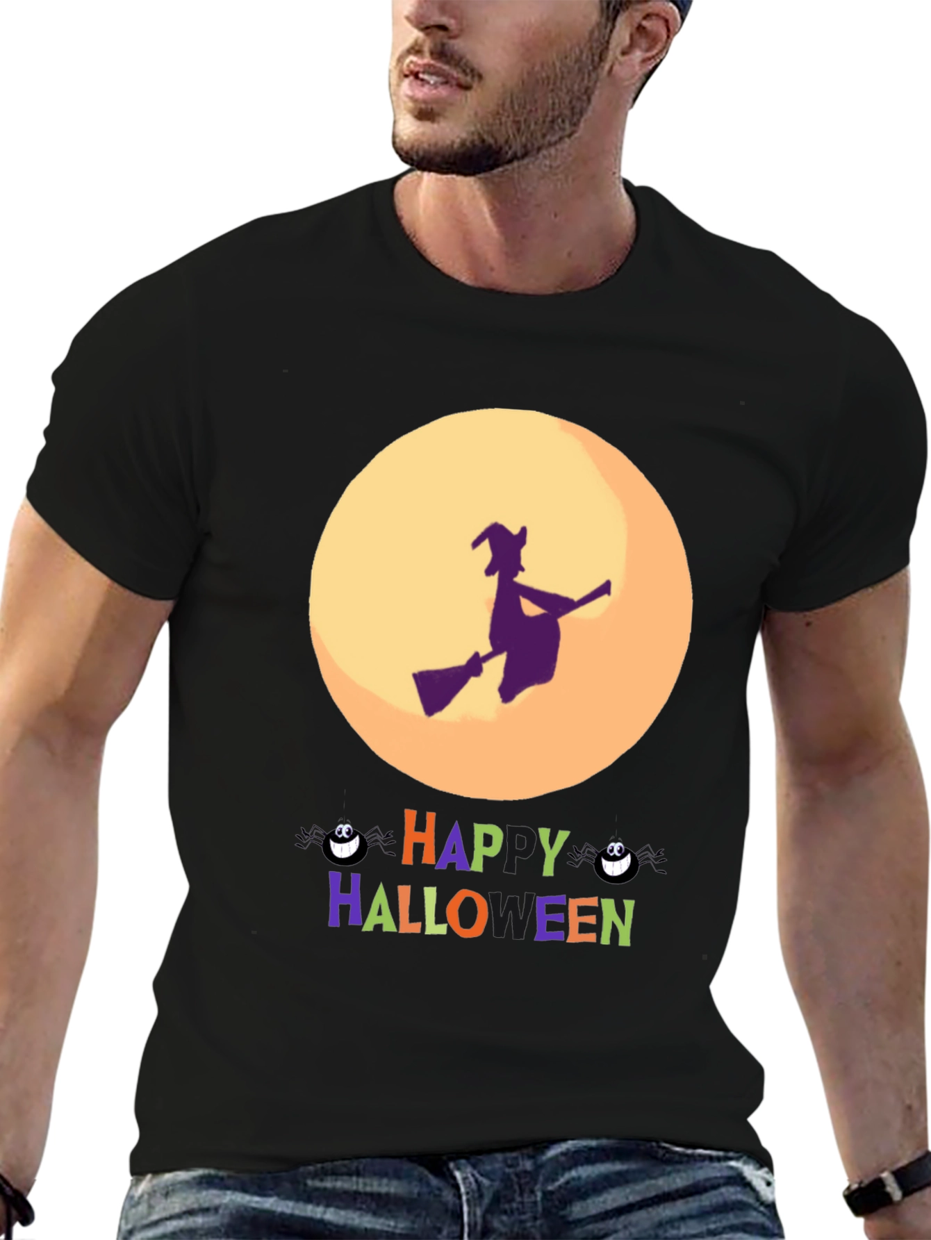 Halloween Witch T-Shirt - Spooky Season Apparel
