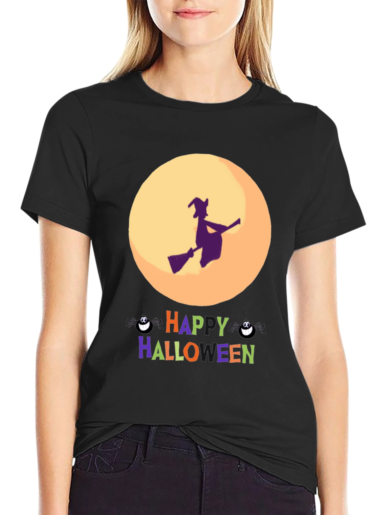 Halloween Witch T-Shirt - Spooky Season Apparel
