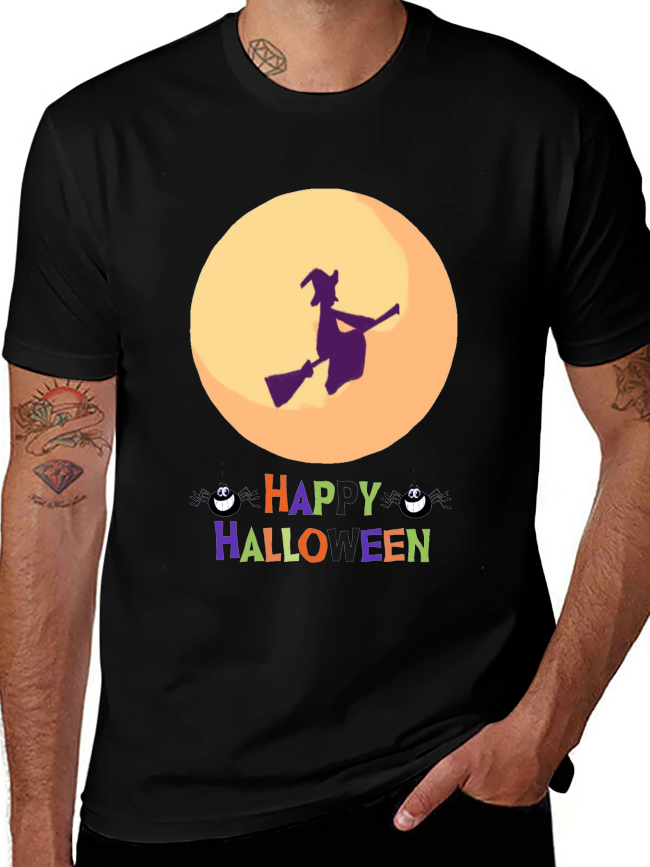 Halloween Witch T-Shirt - Spooky Season Apparel