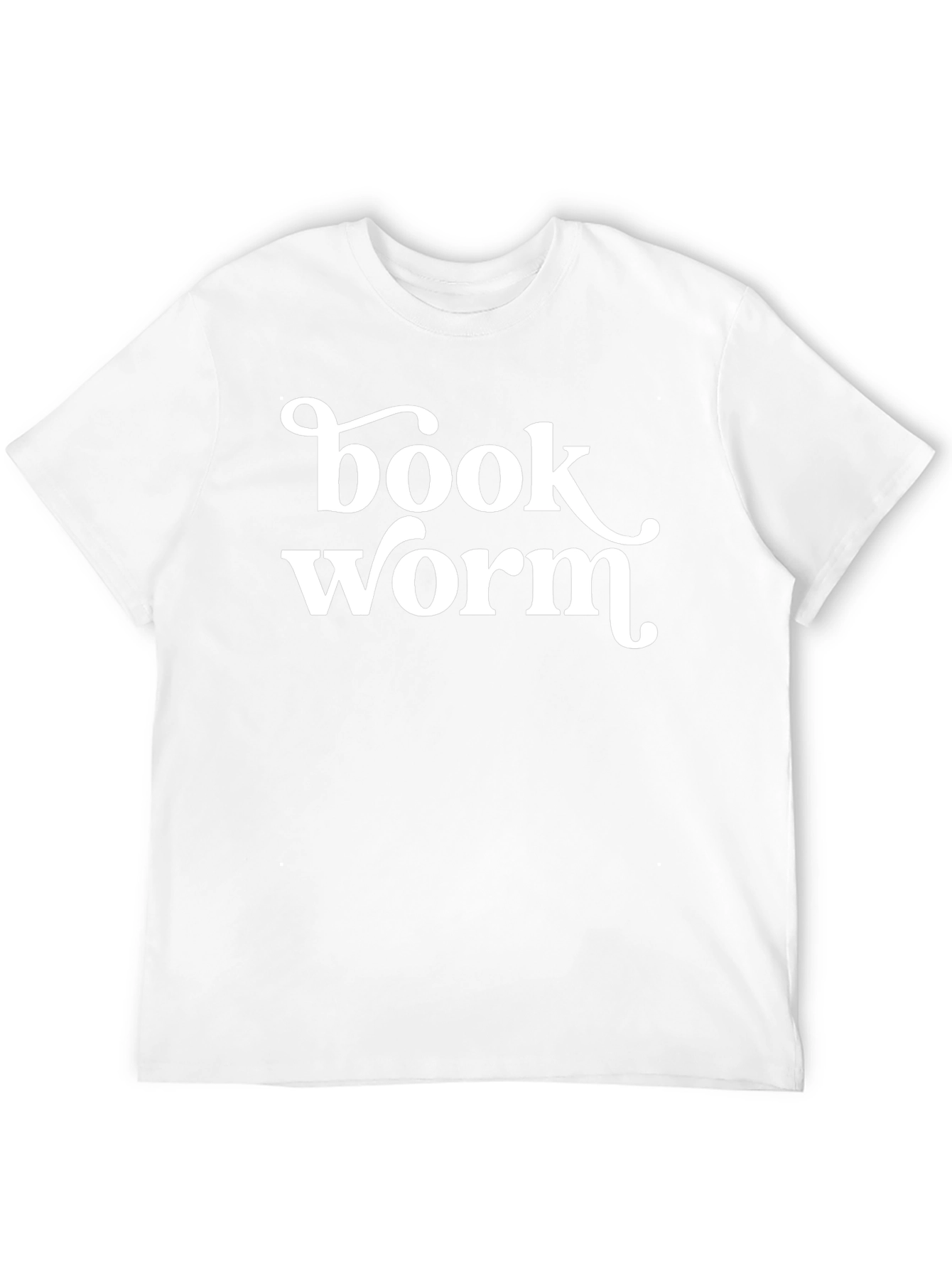 Bookworm Graphic T-Shirt - Black Cotton Tee