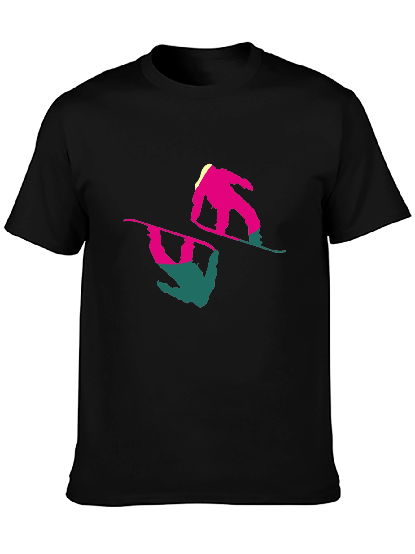 Retro Snowboarder T-Shirt - Cool Graphic Tee