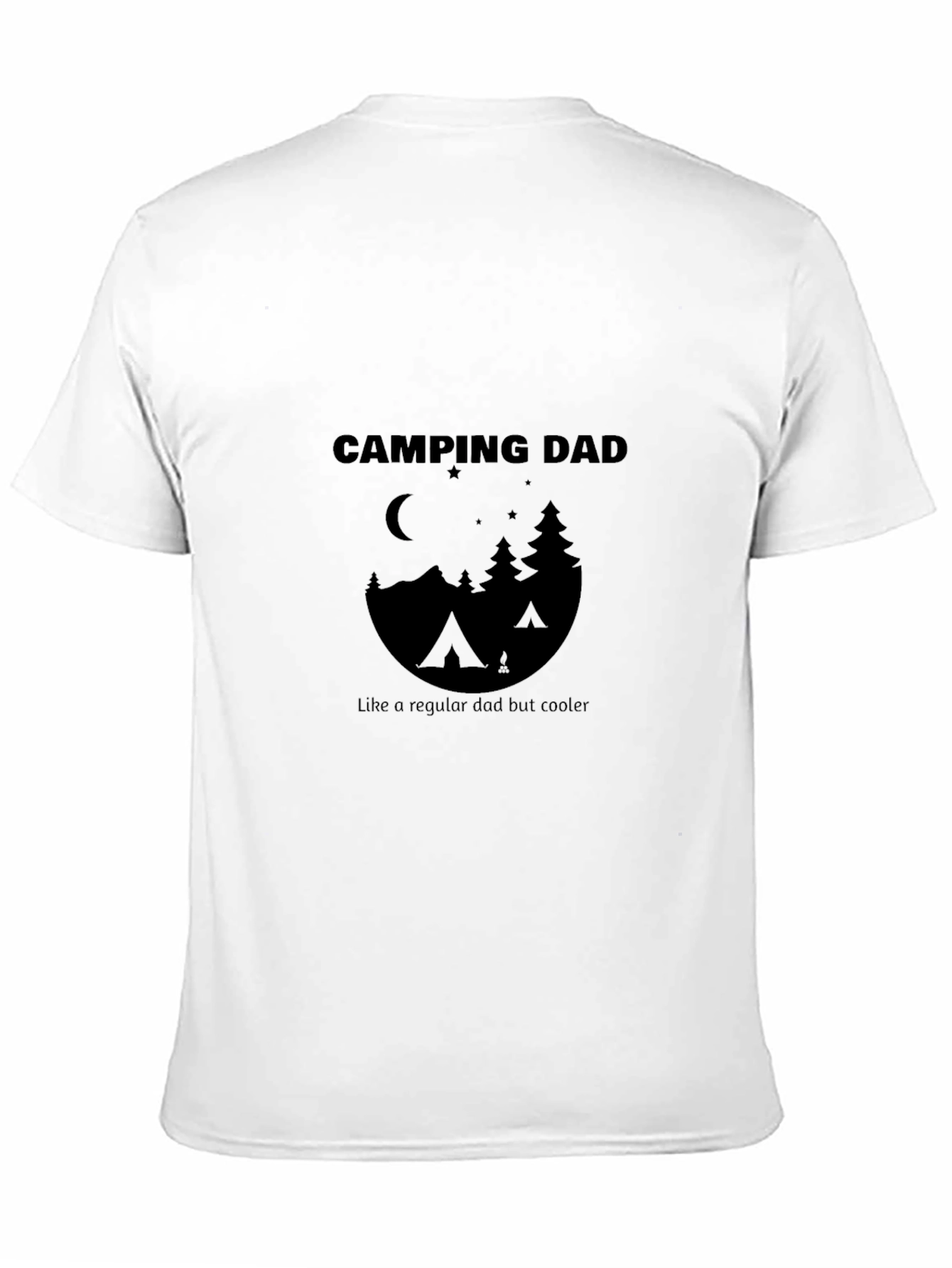 Camping Dad T-Shirt - Cooler Than the Average Dad
