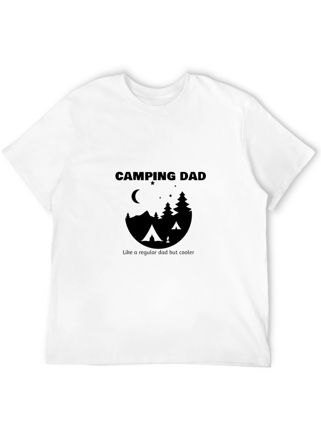 Camping Dad T-Shirt - Cooler Than the Average Dad