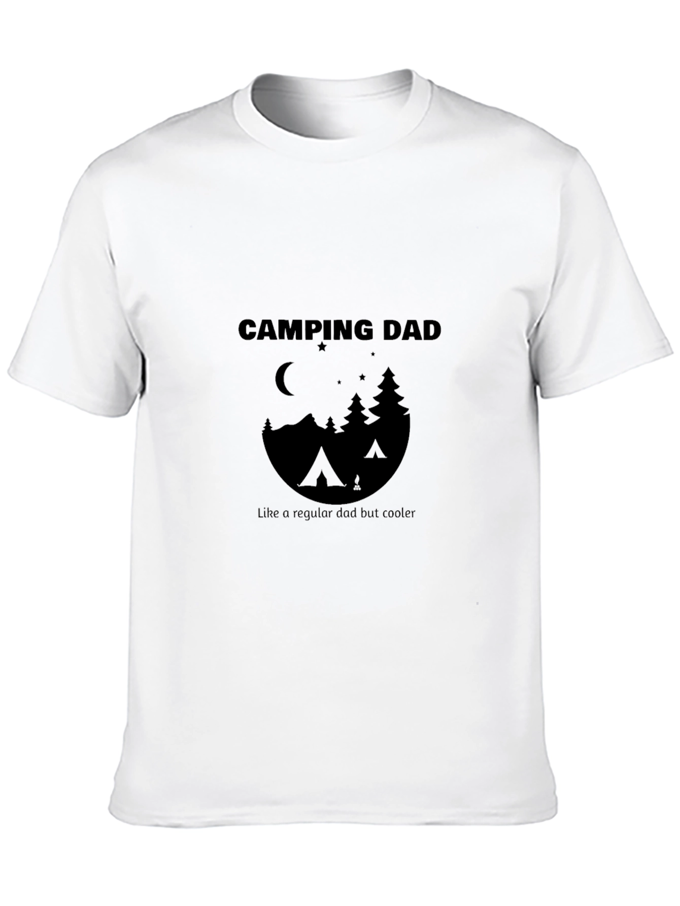 Camping Dad T-Shirt - Cooler Than the Average Dad