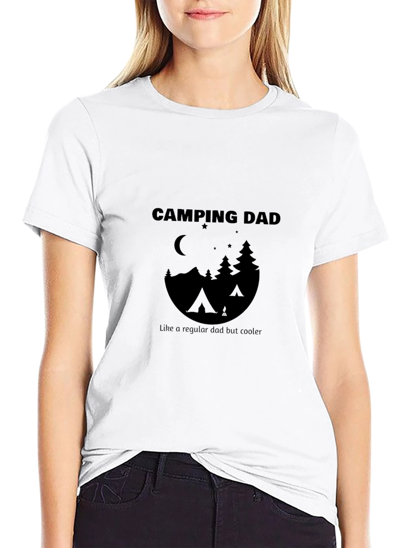 Camping Dad T-Shirt - Cooler Than the Average Dad