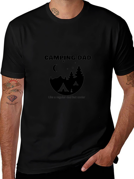 Camping Dad T-Shirt - Cooler Than the Average Dad