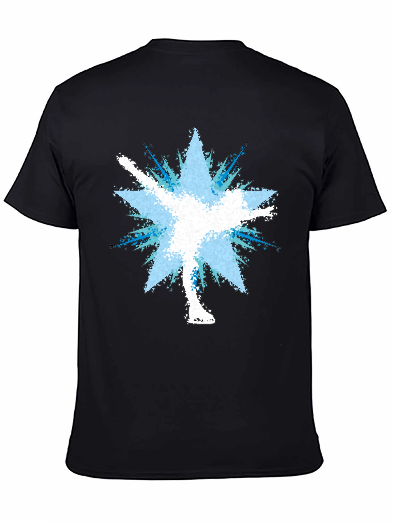 Figure Skater Burst Graphic Tee - Black