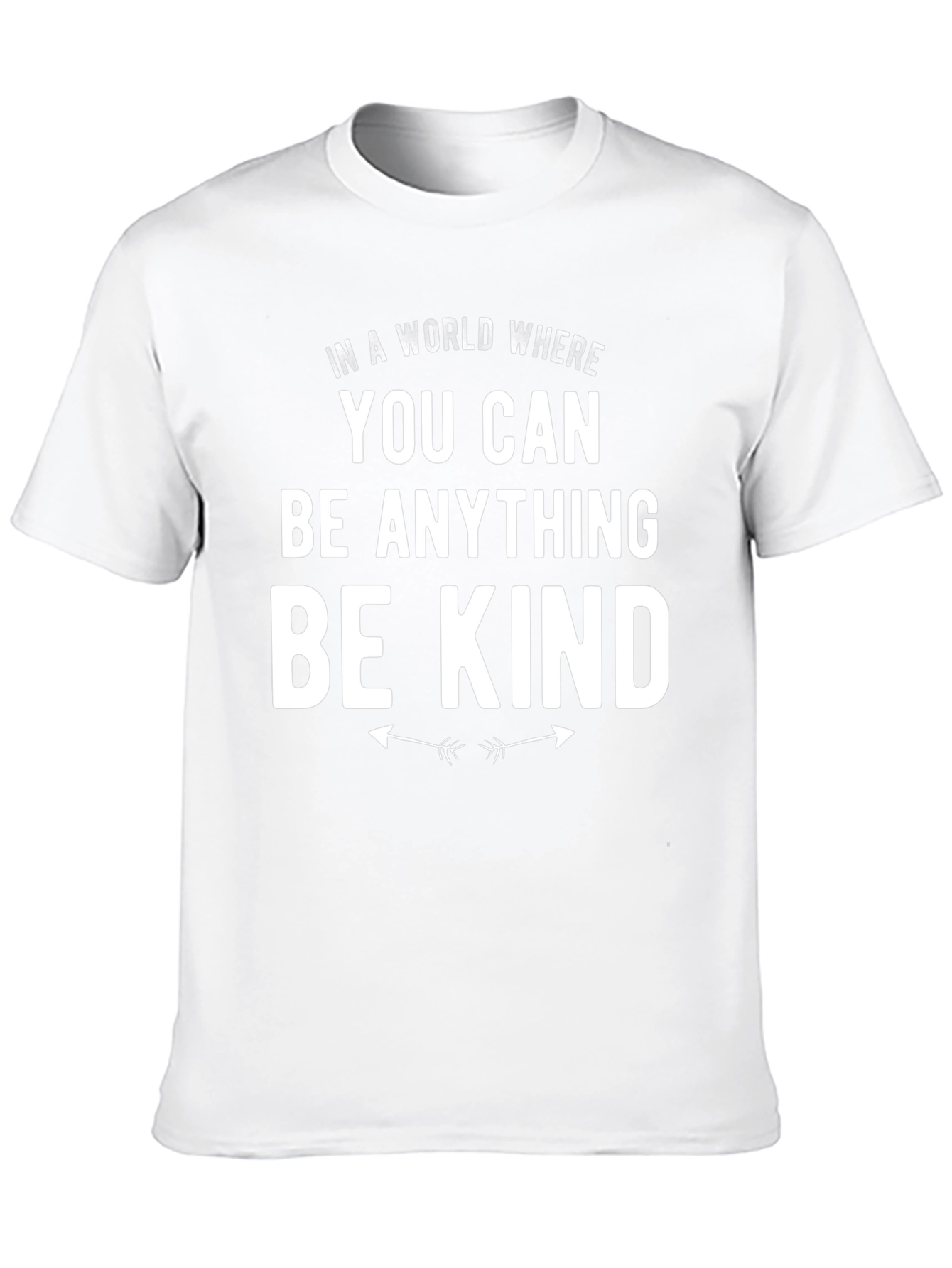 Be Kind Graphic Tee - Black Crewneck T-Shirt