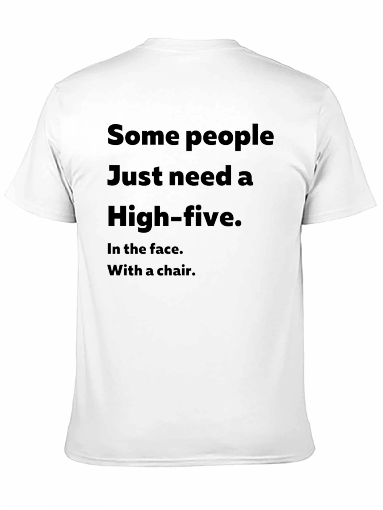 Sarcastic High-Five Graphic Tee - Humor T-Shirt