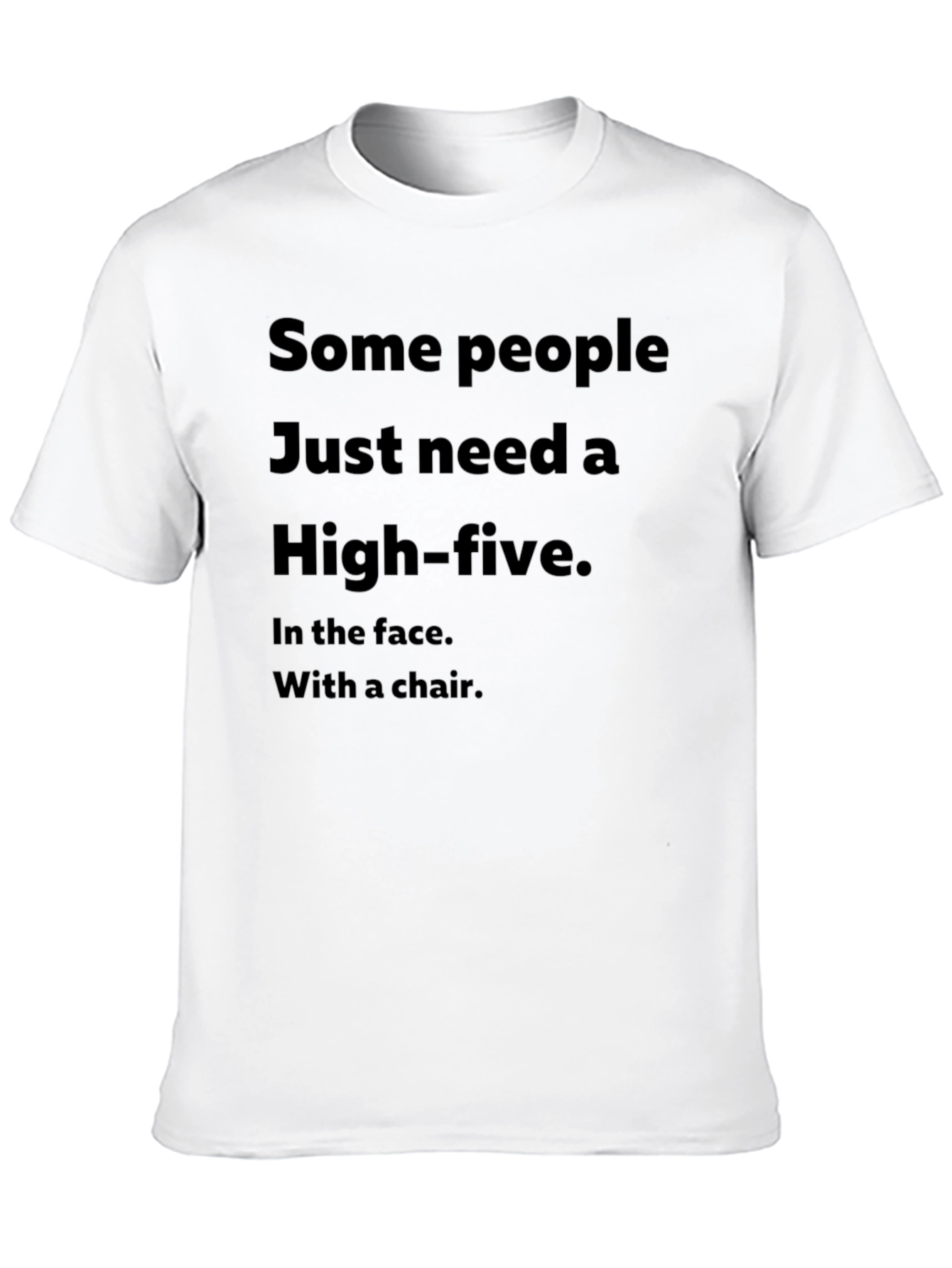 Sarcastic High-Five Graphic Tee - Humor T-Shirt