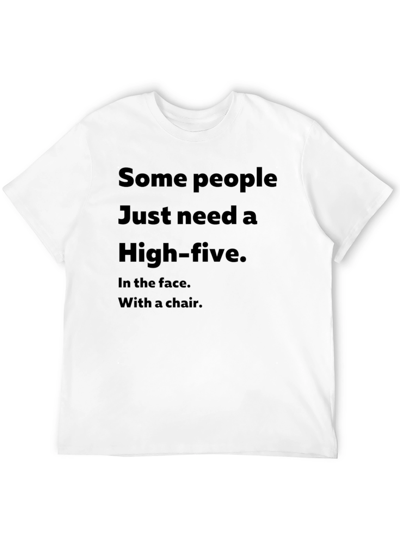 Sarcastic High-Five Graphic Tee - Humor T-Shirt