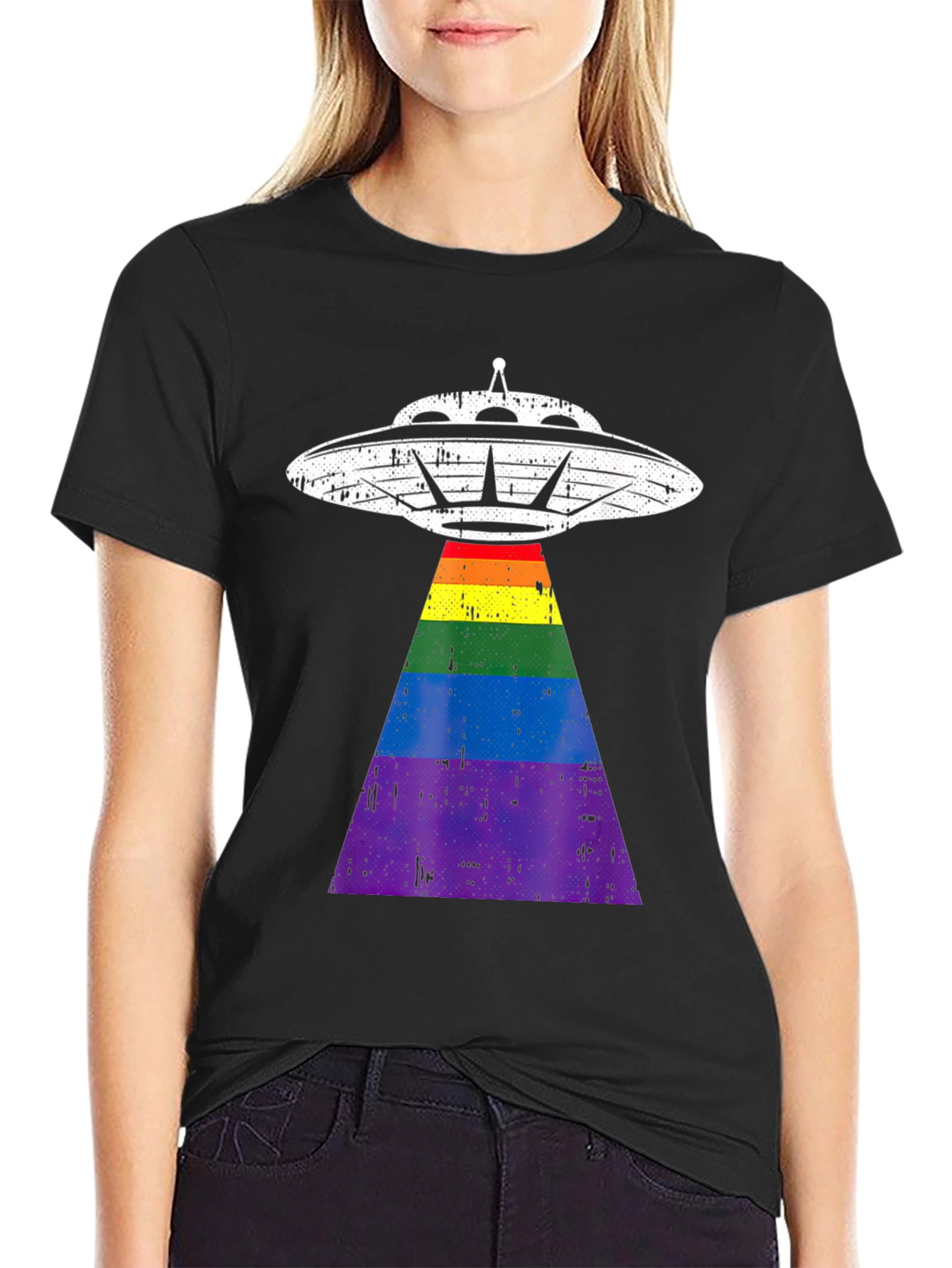 UFO Pride Tee - Beam Up Your Style!