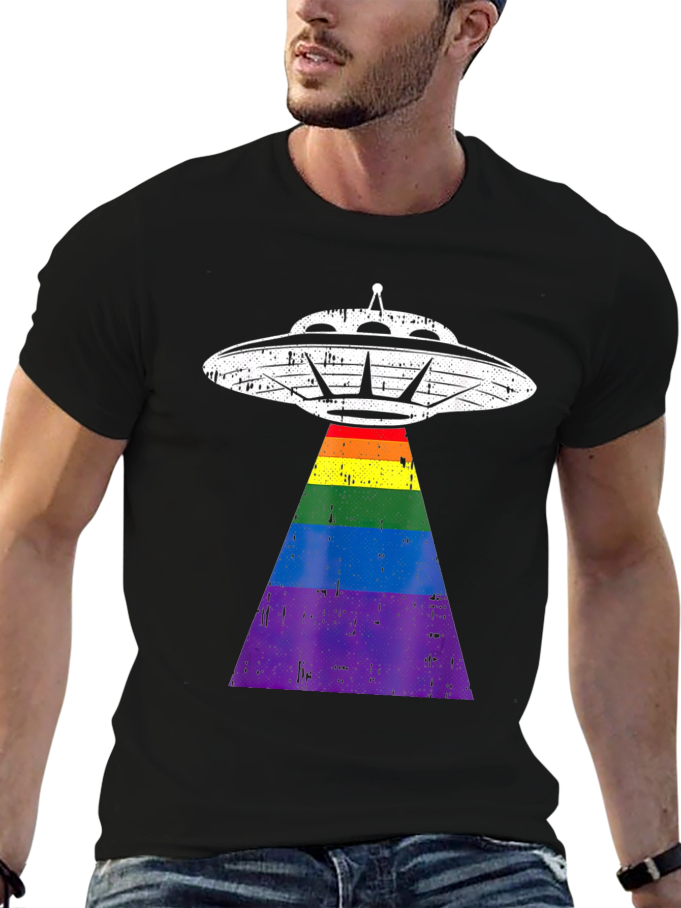 UFO Pride Tee - Beam Up Your Style!