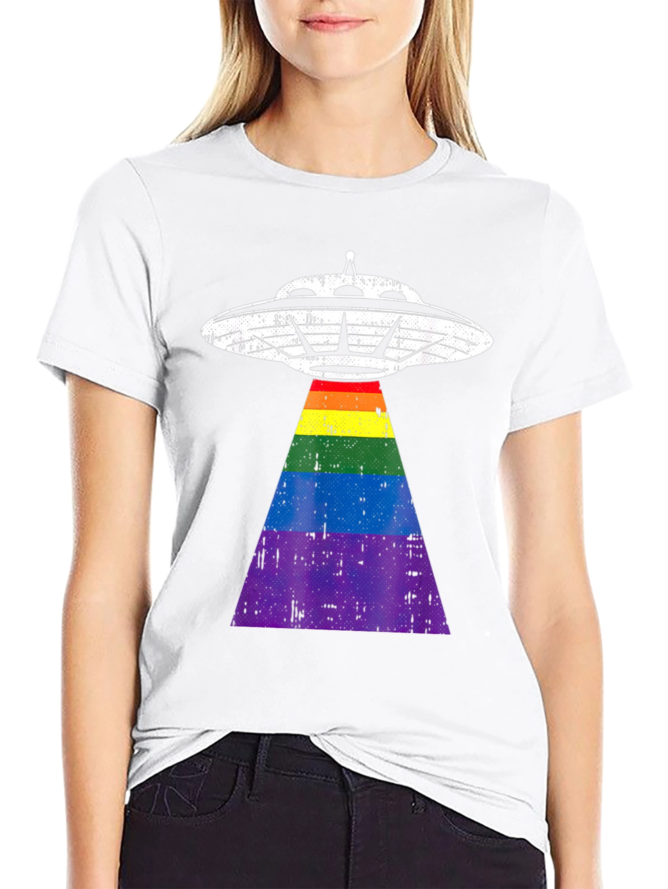 UFO Pride Tee - Beam Up Your Style!