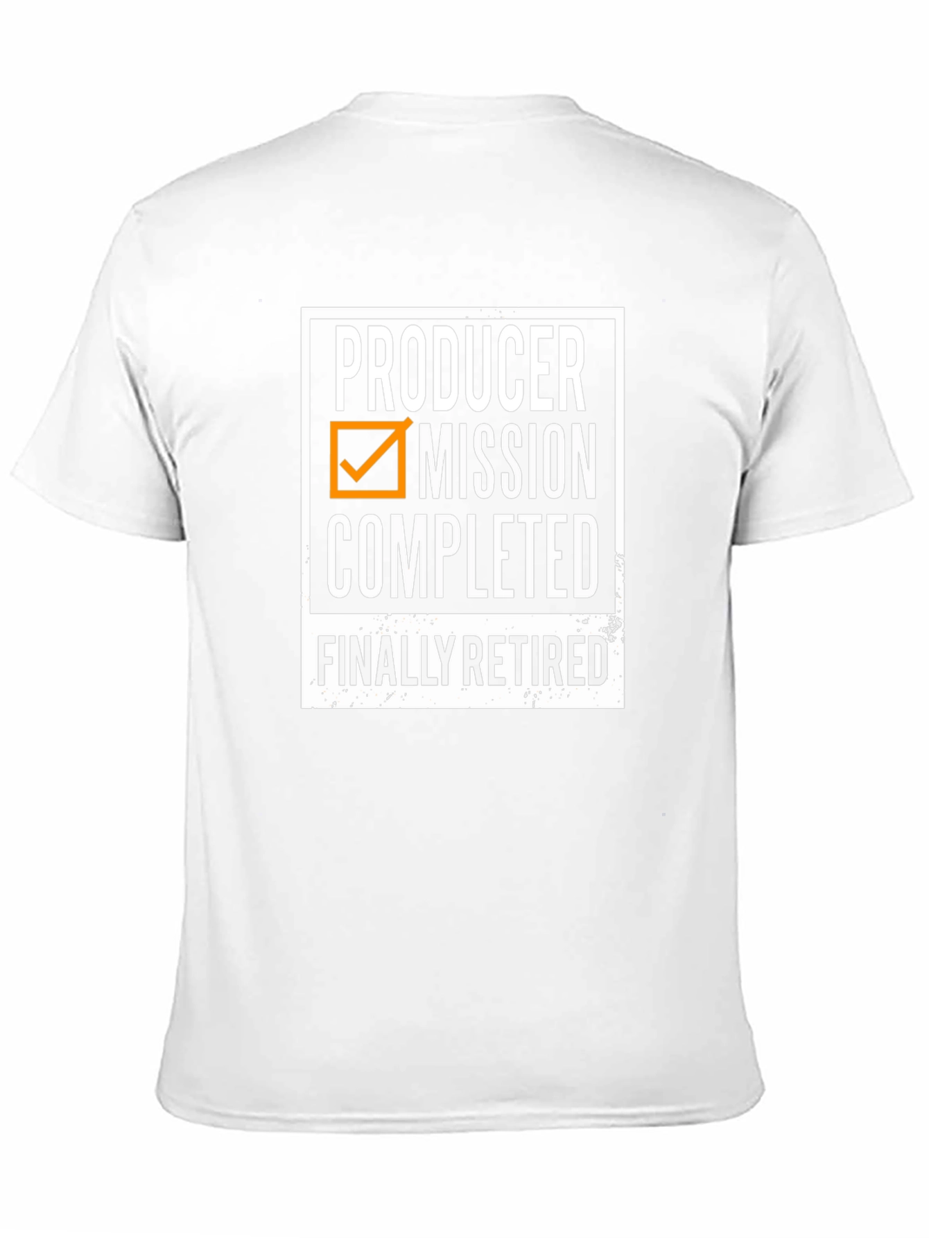 Producer Mission Completed Retired Black T-Shirt