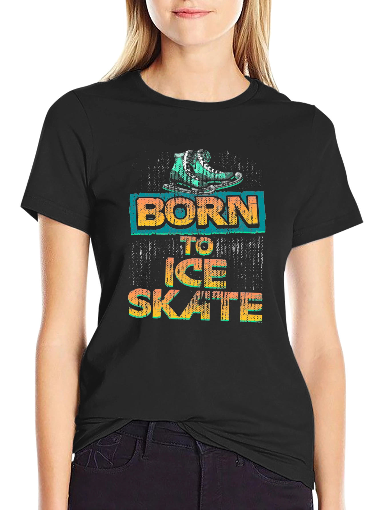 Born to Ice Skate Graphic Tee