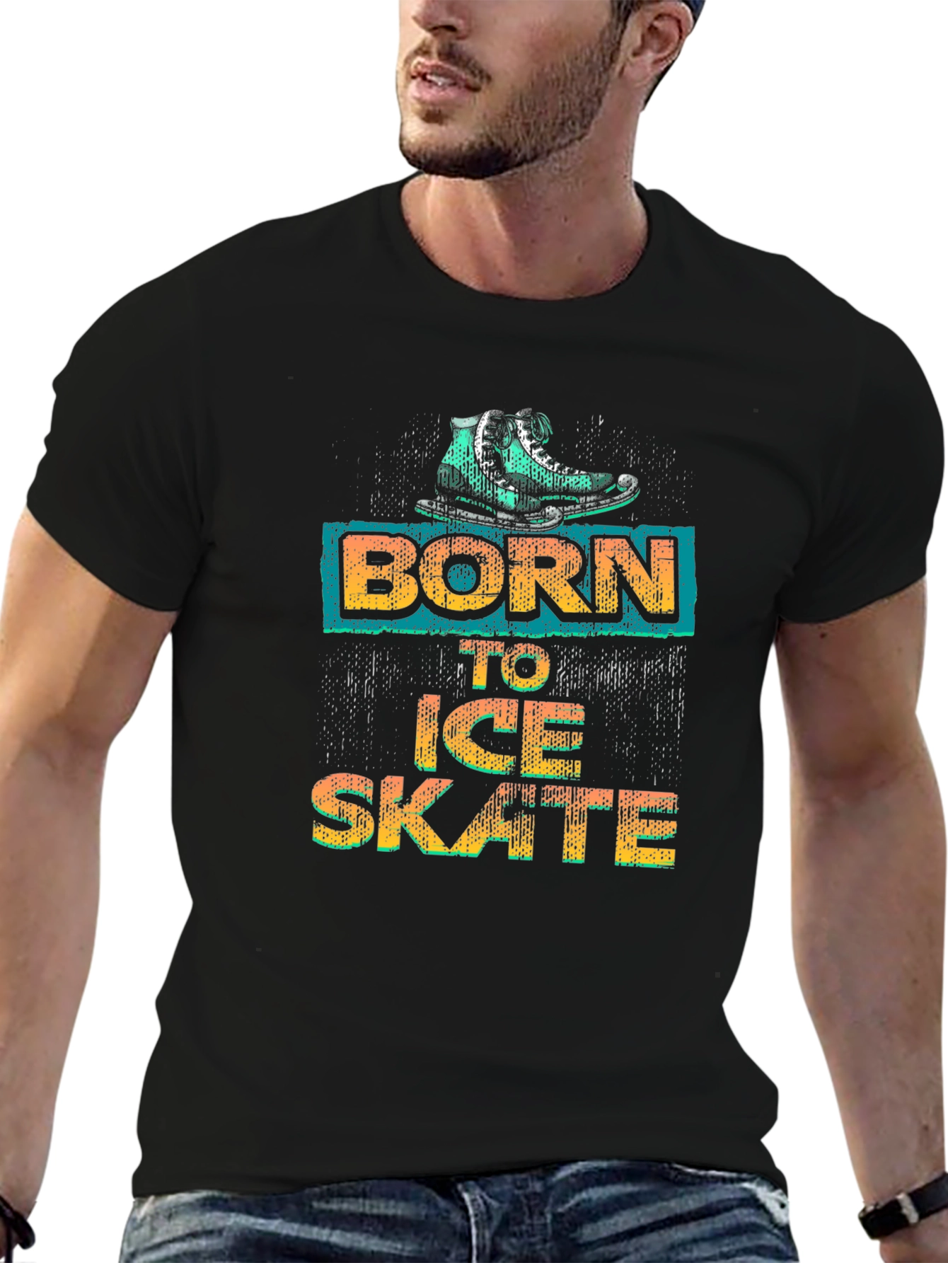 Born to Ice Skate Graphic Tee
