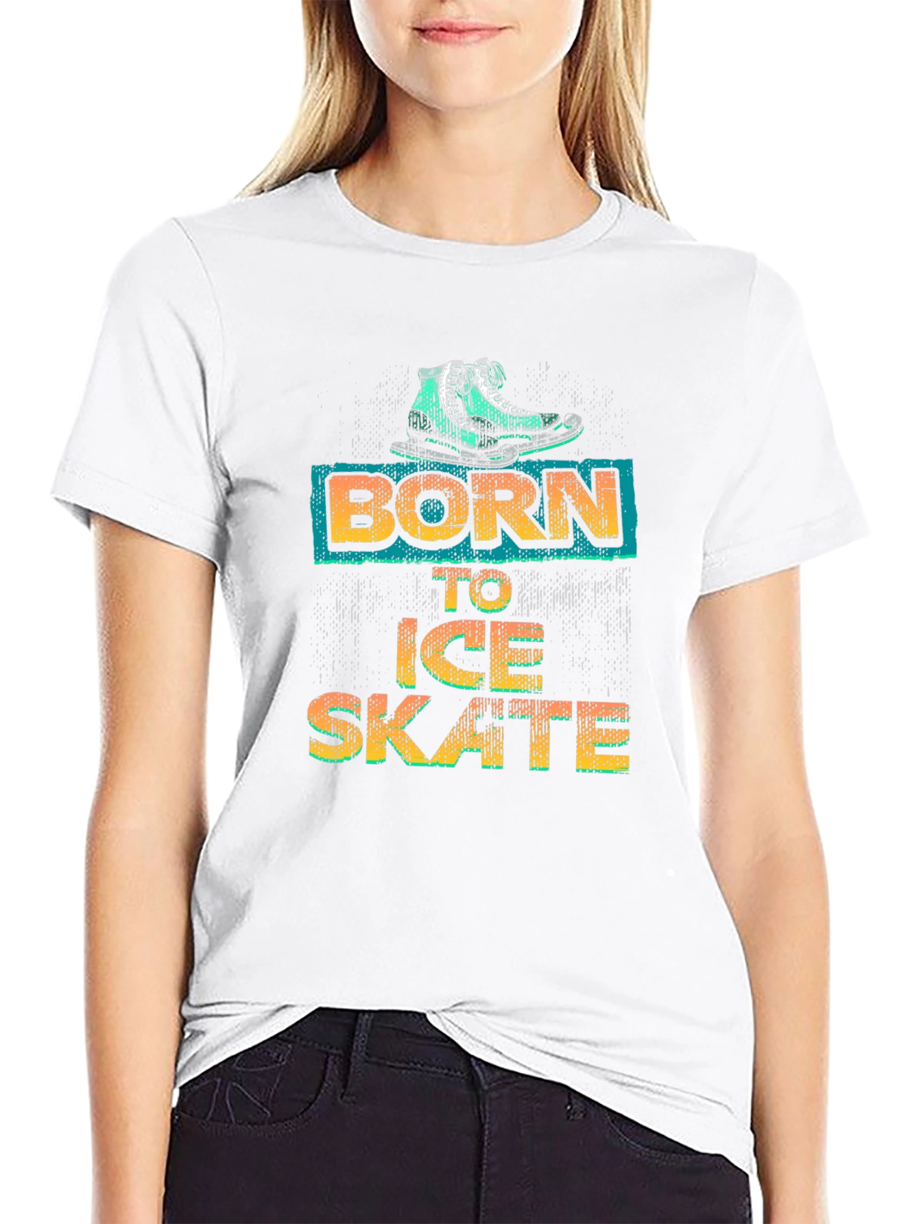 Born to Ice Skate Graphic Tee