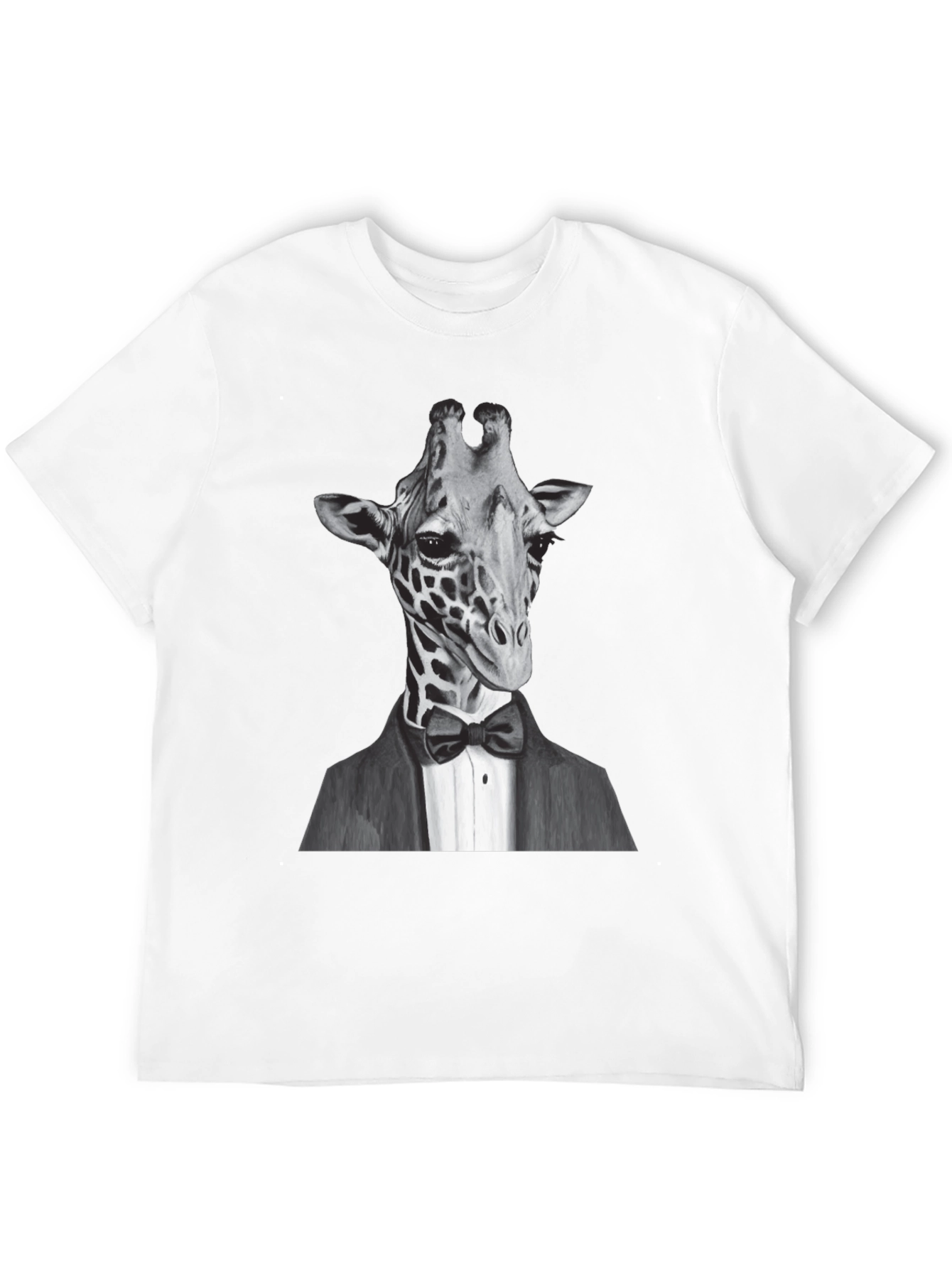 Giraffe Tuxedo T-Shirt - Animal Lover Tee