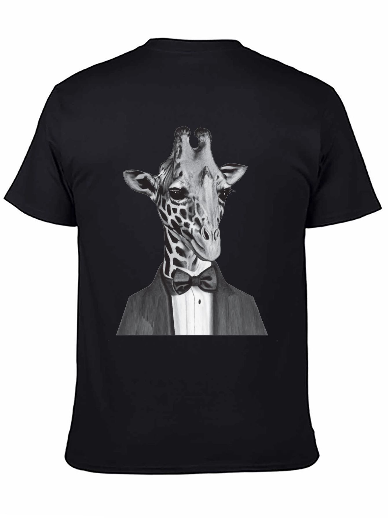 Giraffe Tuxedo T-Shirt - Animal Lover Tee