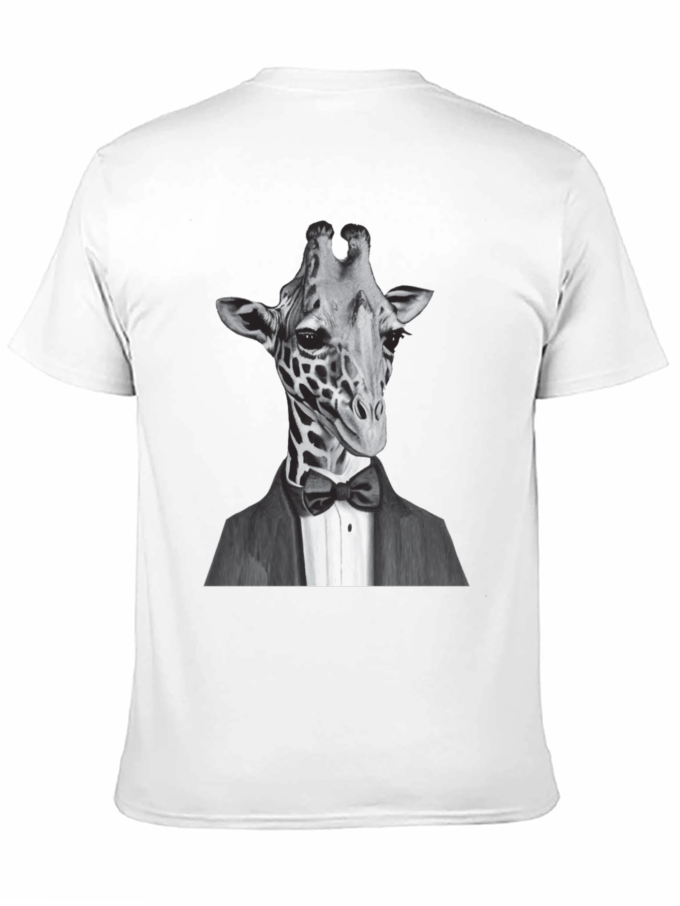 Giraffe Tuxedo T-Shirt - Animal Lover Tee