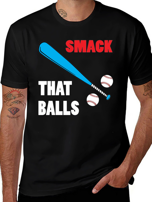 Smack That Balls T-Shirt | Funny Baseball Tee