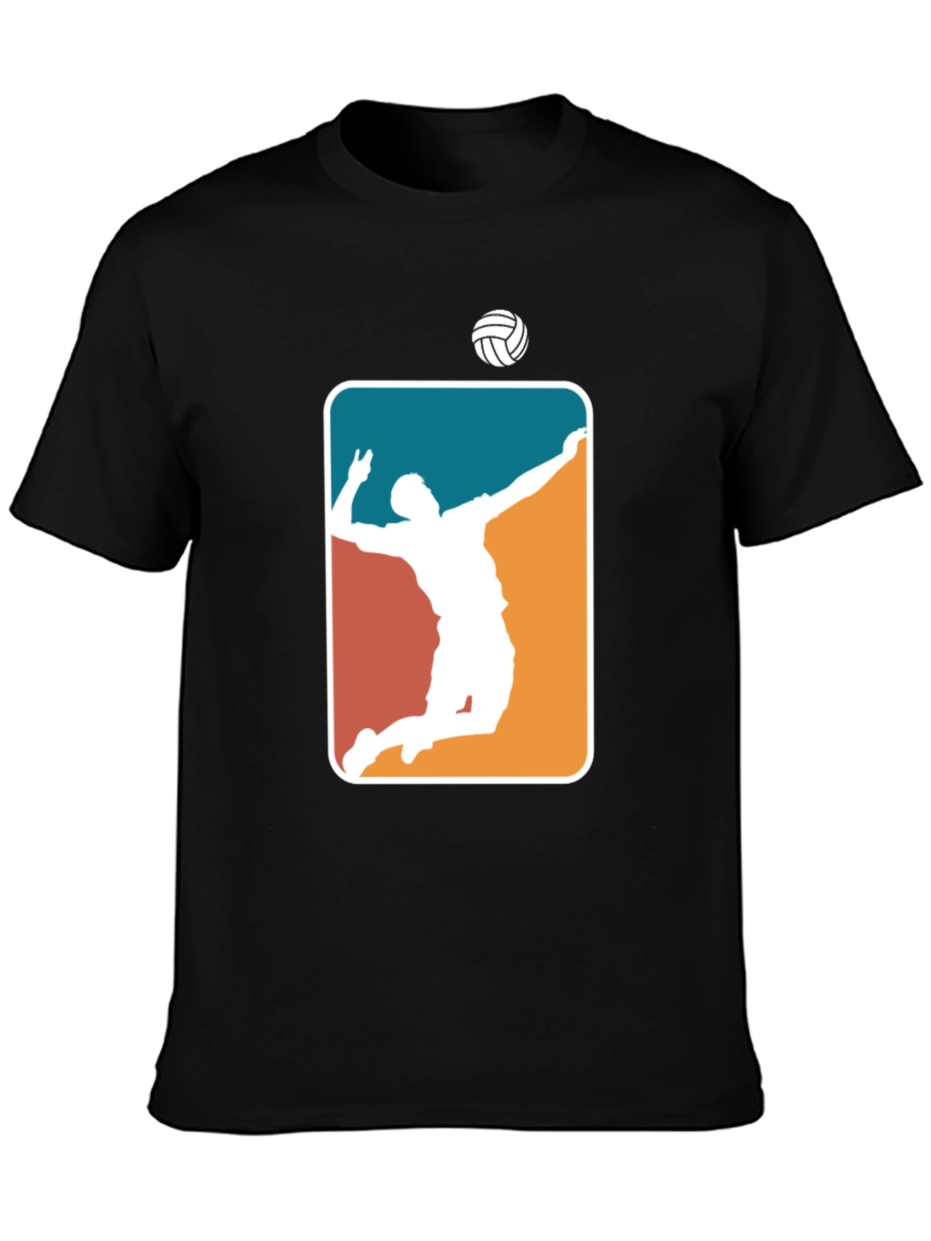 Volleyball Player Graphic Tee - Athletic Fit