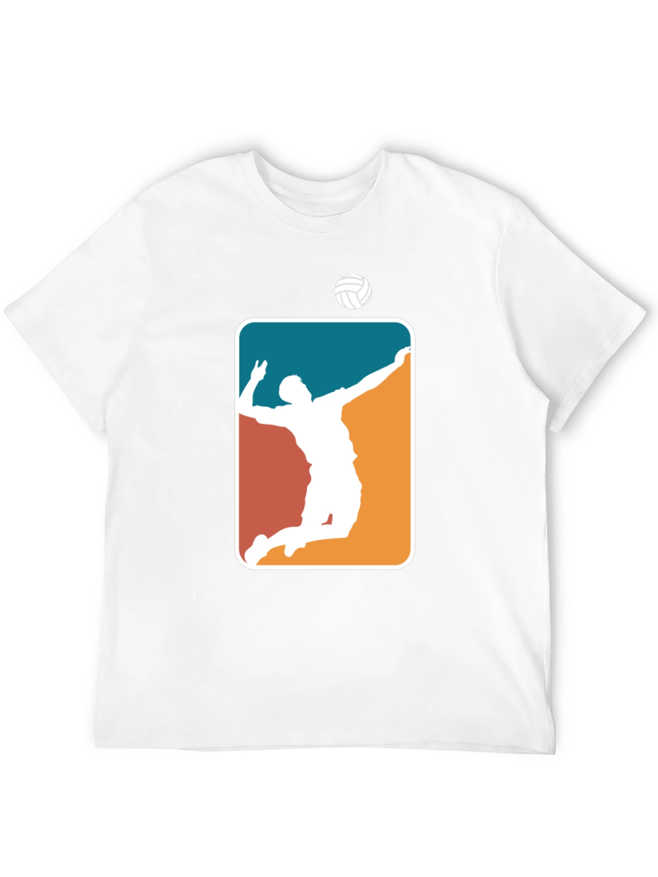 Volleyball Player Graphic Tee - Athletic Fit