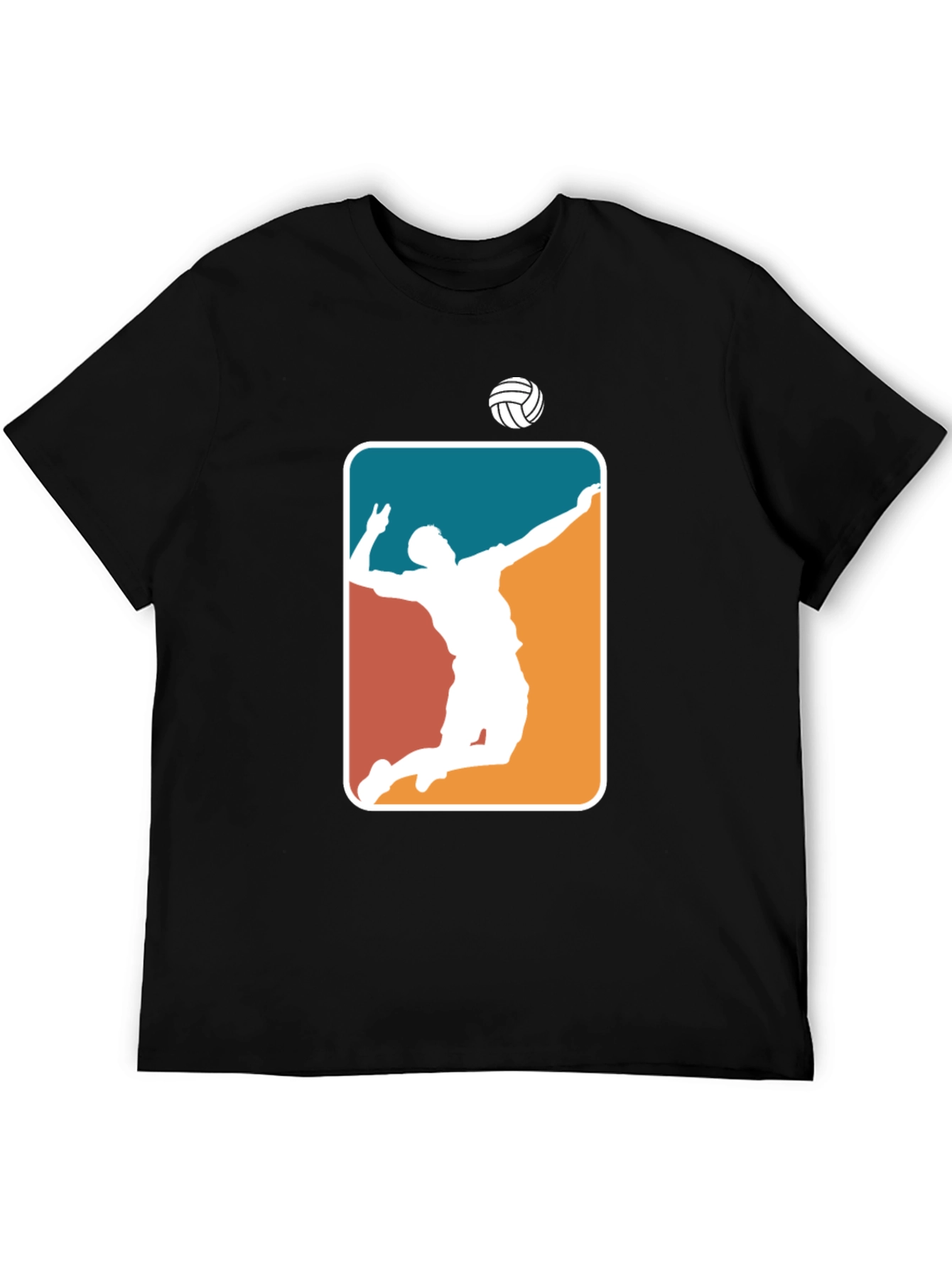 Volleyball Player Graphic Tee - Athletic Fit