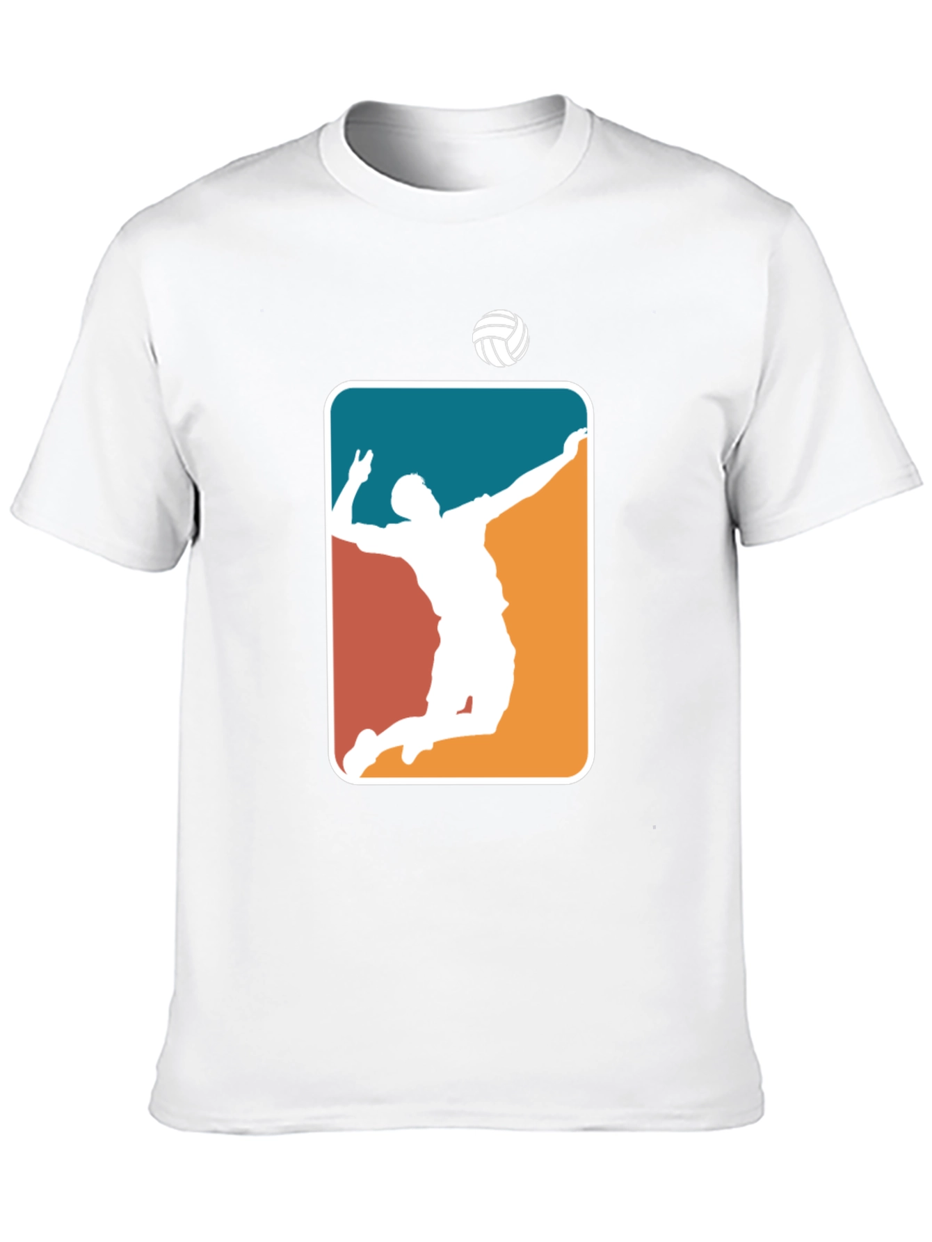 Volleyball Player Graphic Tee - Athletic Fit