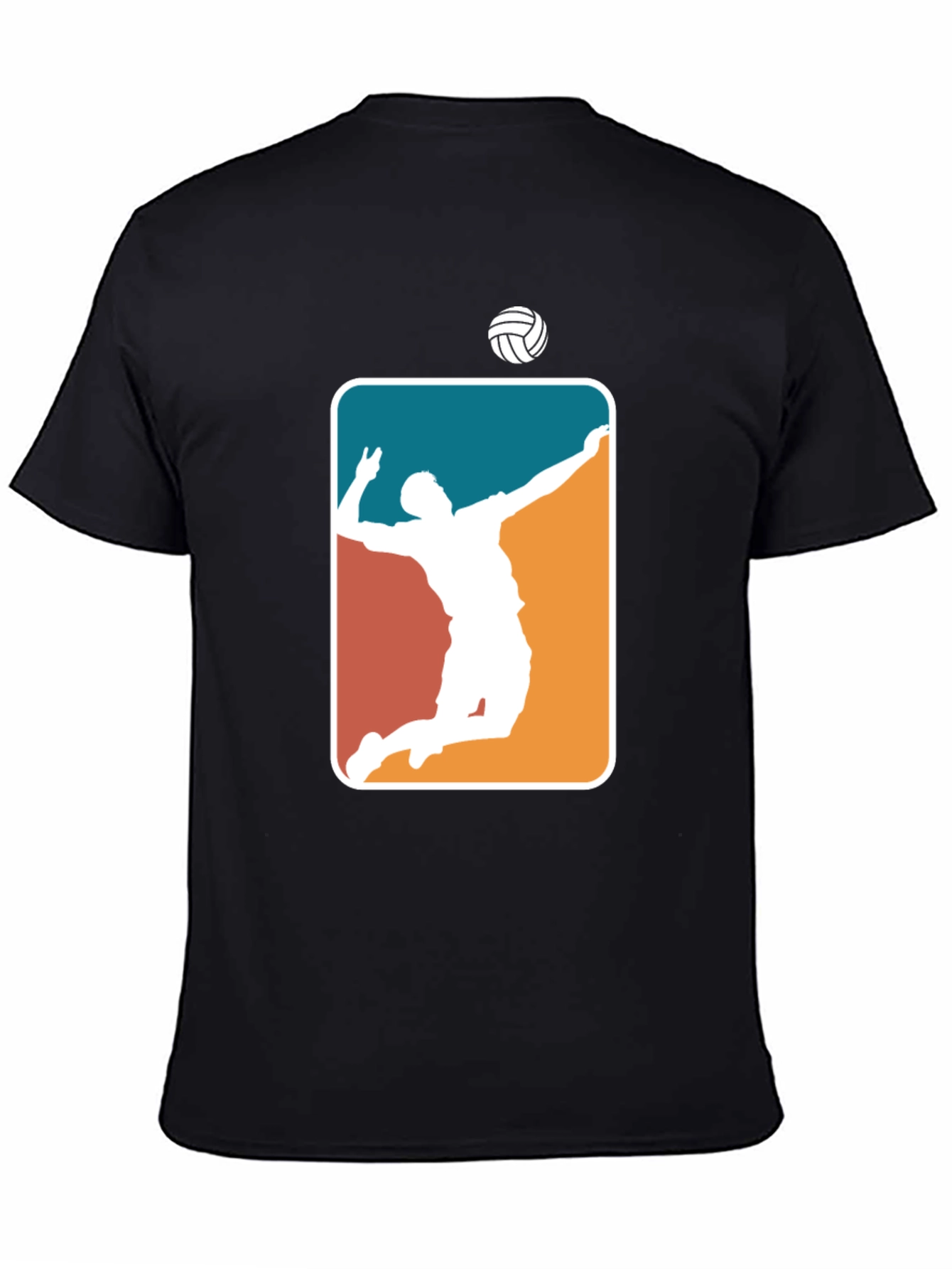 Volleyball Player Graphic Tee - Athletic Fit