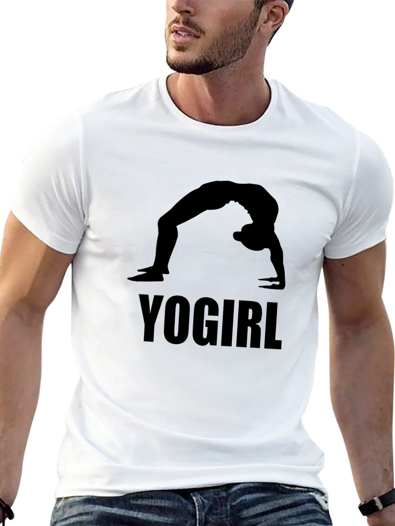 Yogirl T-Shirt - Black Yoga Graphic Tee