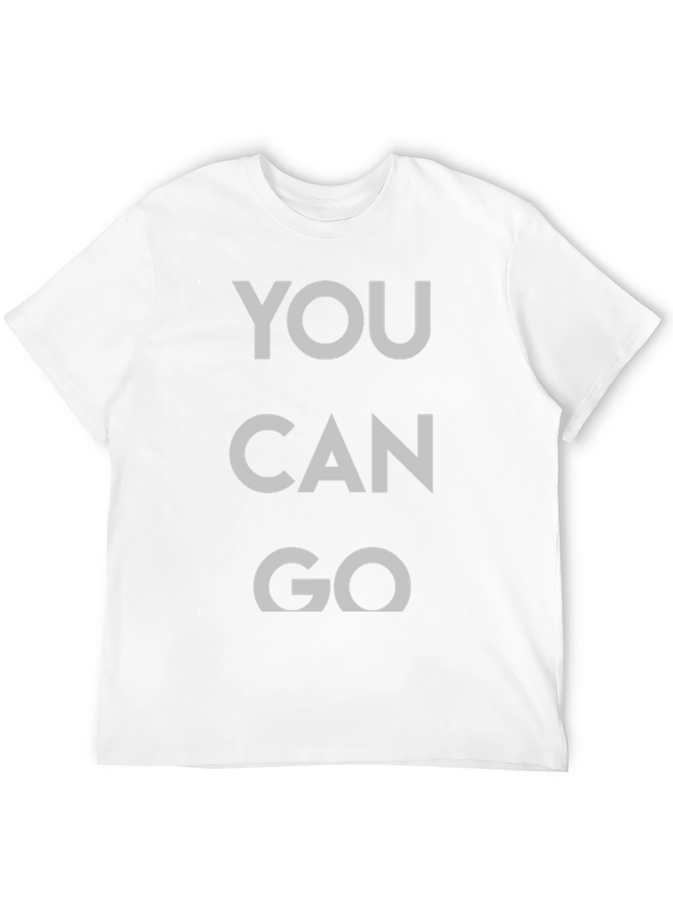 You Can Go Graphic Tee - Black Cotton T-Shirt