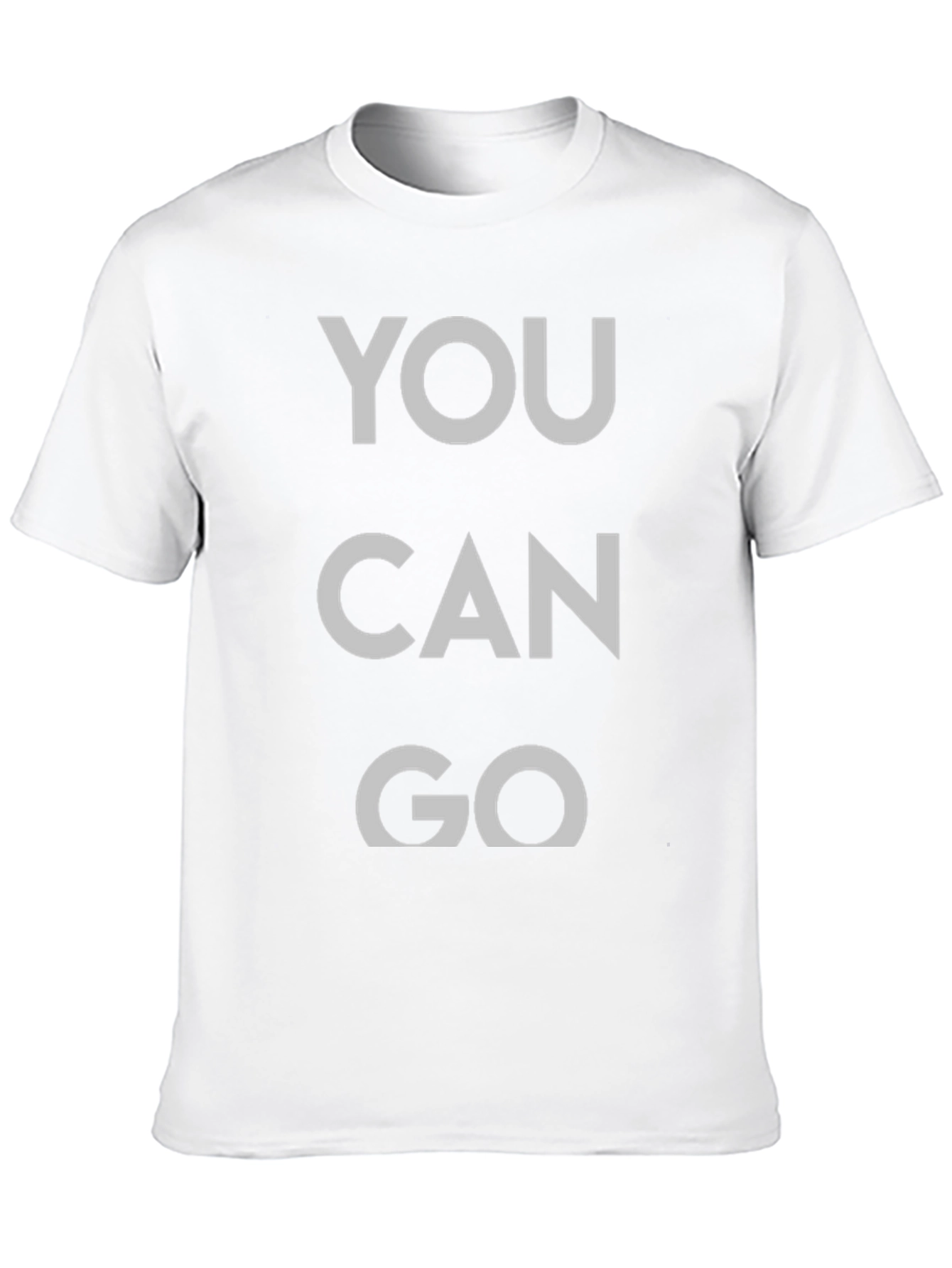 You Can Go Graphic Tee - Black Cotton T-Shirt