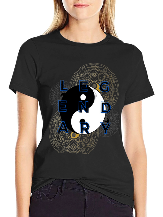 Yin Yang Legendary Graphic T-Shirt