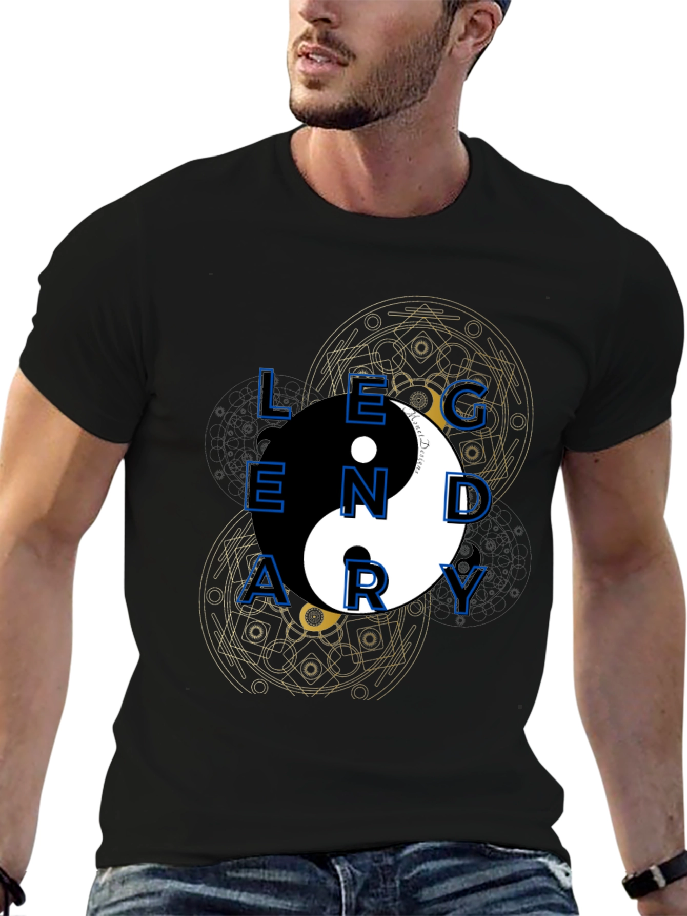 Yin Yang Legendary Graphic T-Shirt