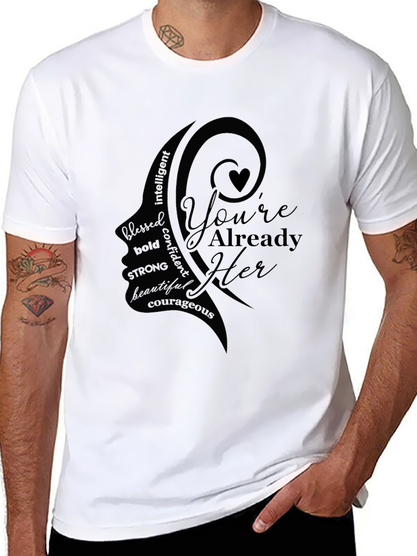 Empowering Womans Silhouette T-Shirt
