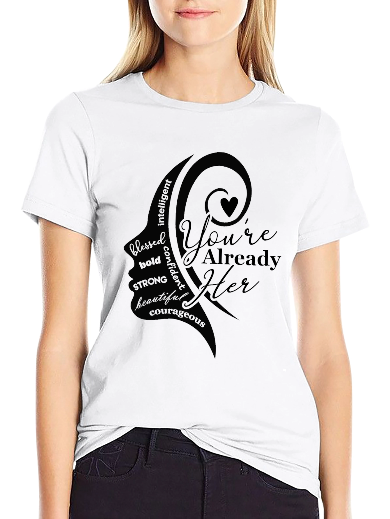 Empowering Womans Silhouette T-Shirt