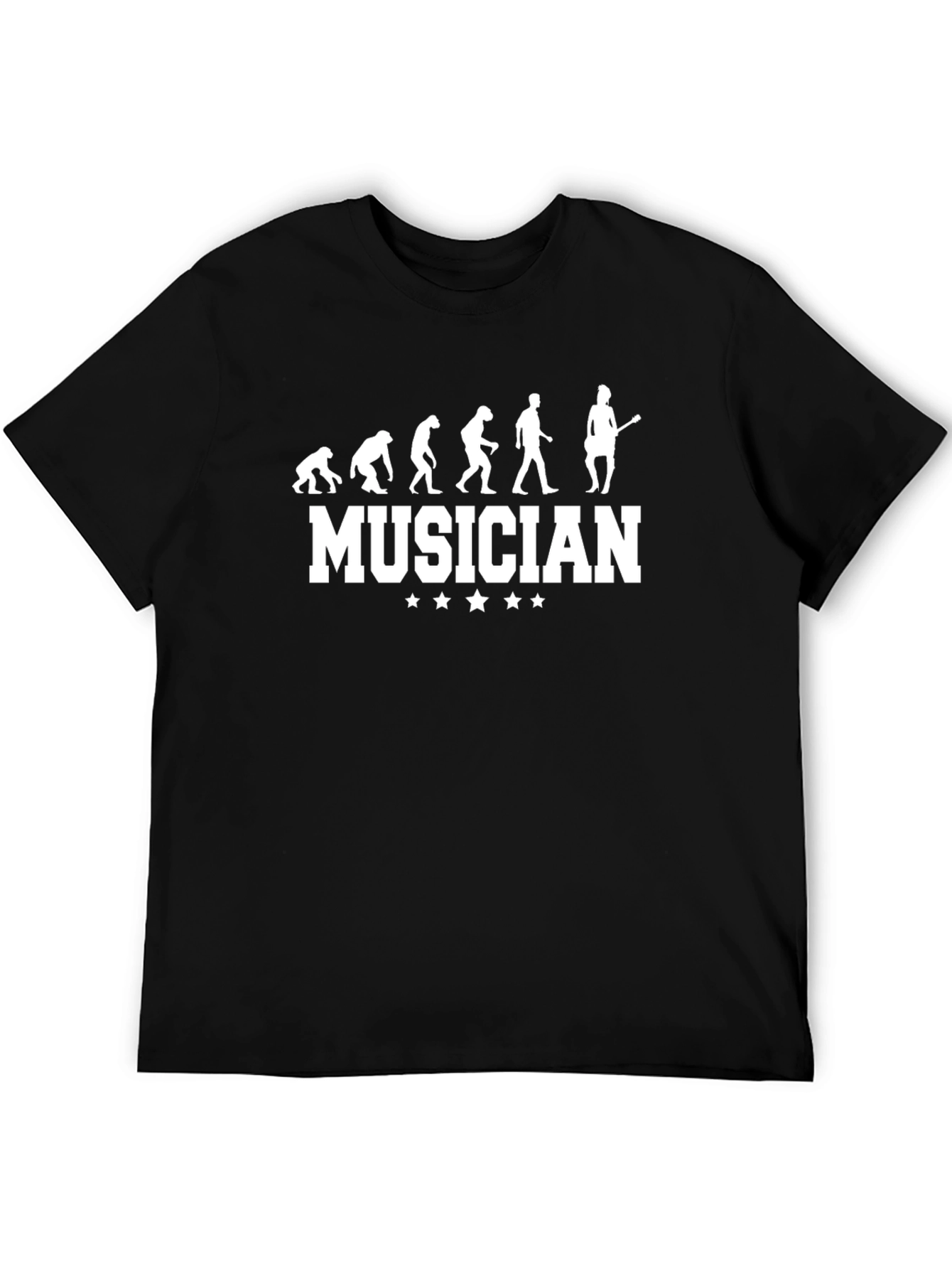 Musician Evolution Graphic T-Shirt