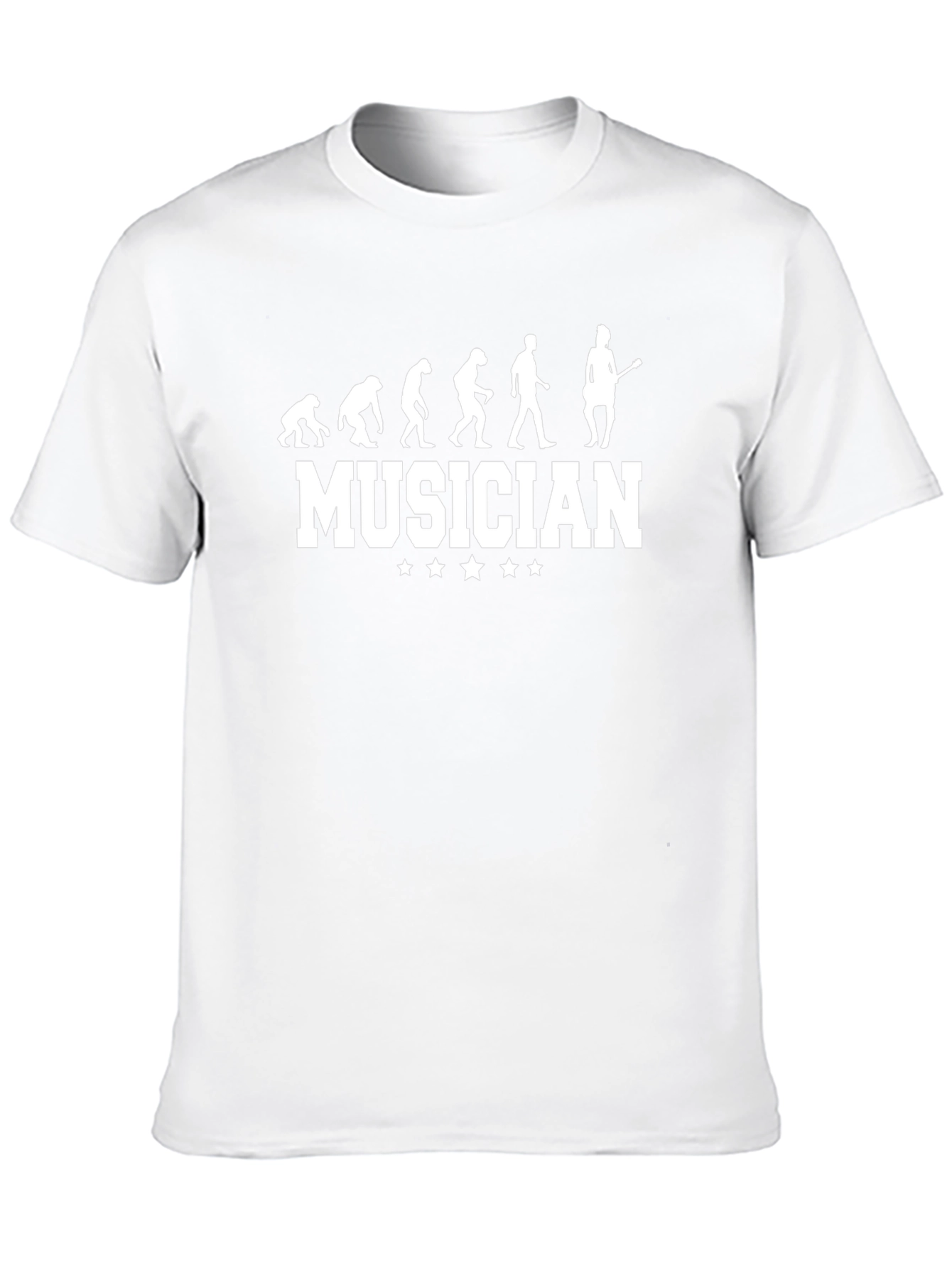 Musician Evolution Graphic T-Shirt